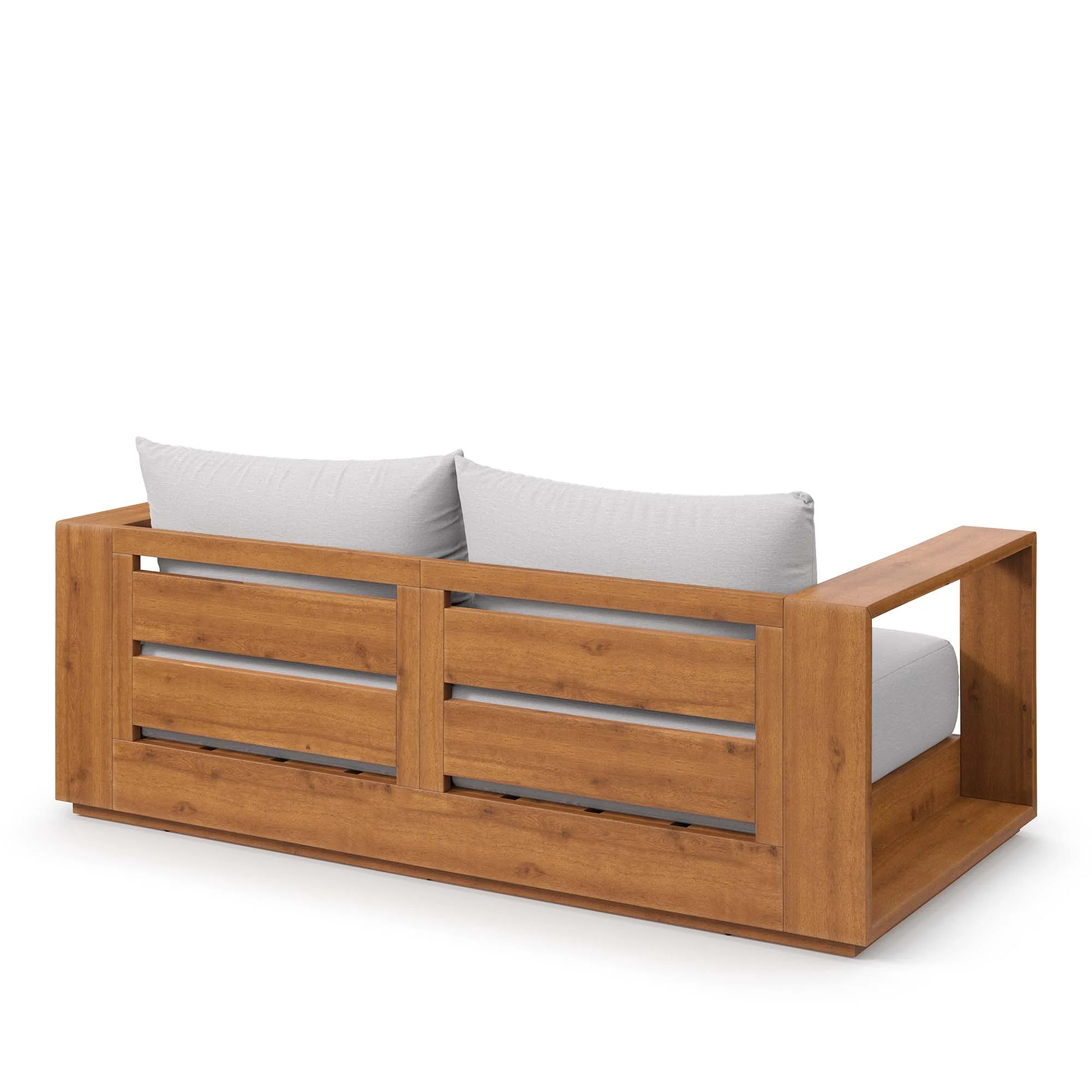 Tahoe Acacia Wood Outdoor Patio Loveseat by Modway - Image 5