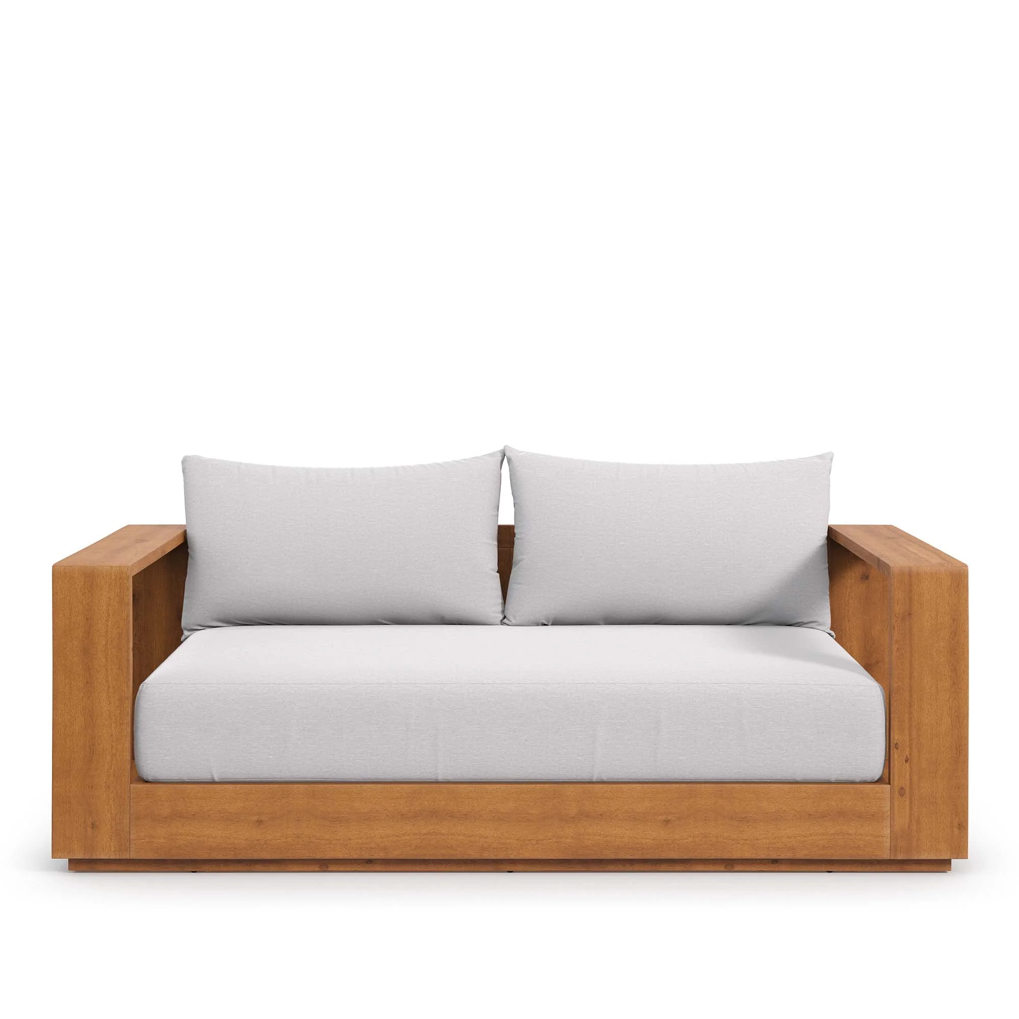 Tahoe Acacia Wood Outdoor Patio Loveseat by Modway - Image 7