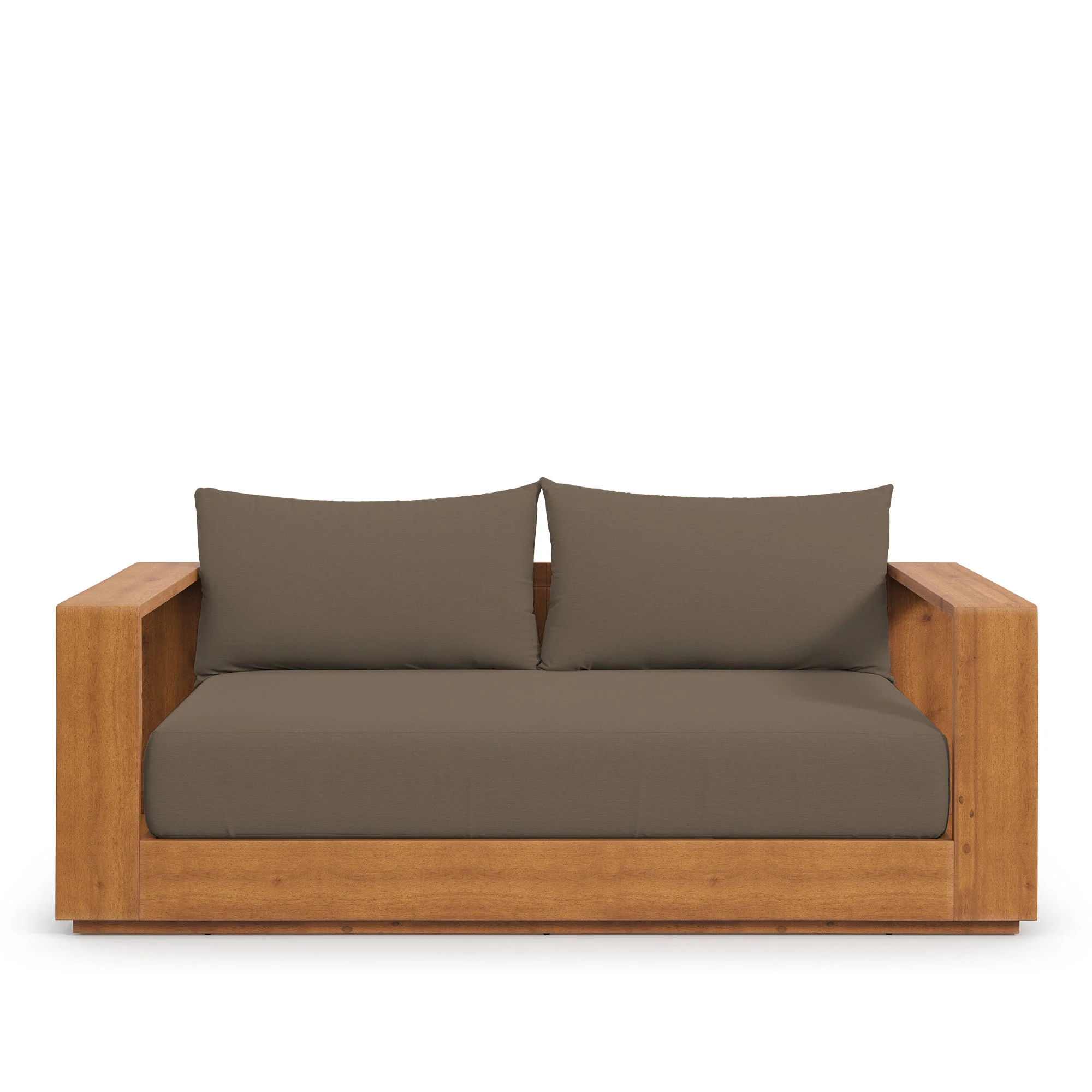 Tahoe Acacia Wood Outdoor Patio Loveseat by Modway - Image 8