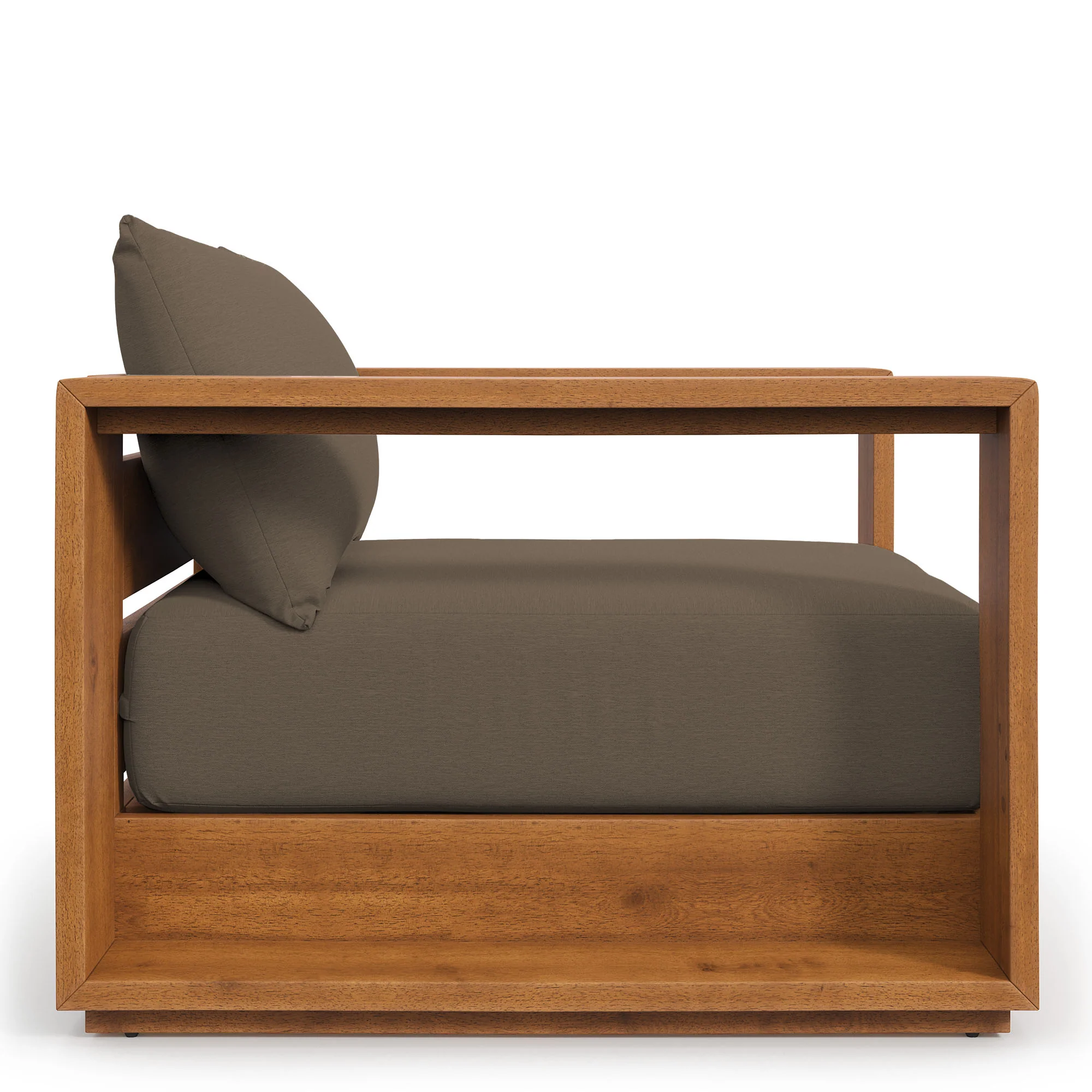 Tahoe Outdoor Patio Acacia Wood Chair by Modway - Image 10