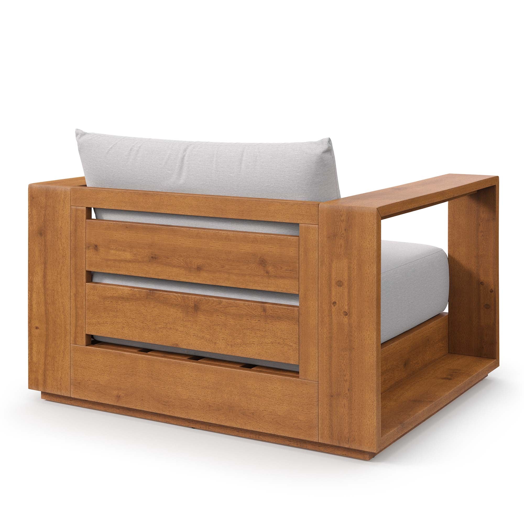 Tahoe Outdoor Patio Acacia Wood Chair by Modway - Image 6