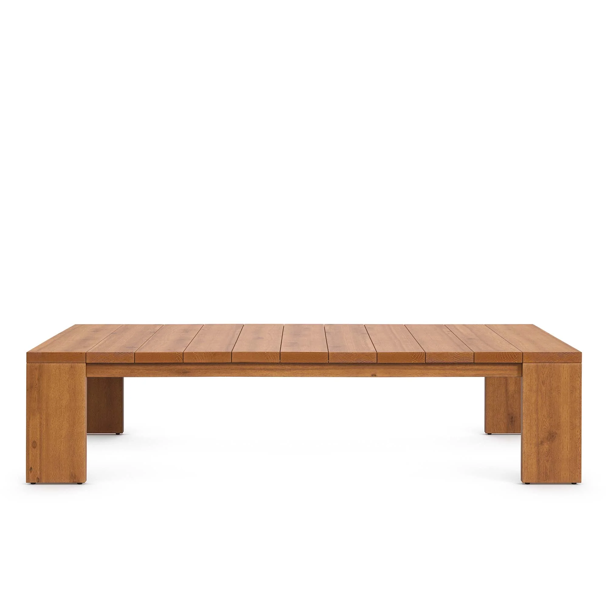 Tahoe Outdoor Patio Acacia Wood Coffee Table by Modway - Image 6