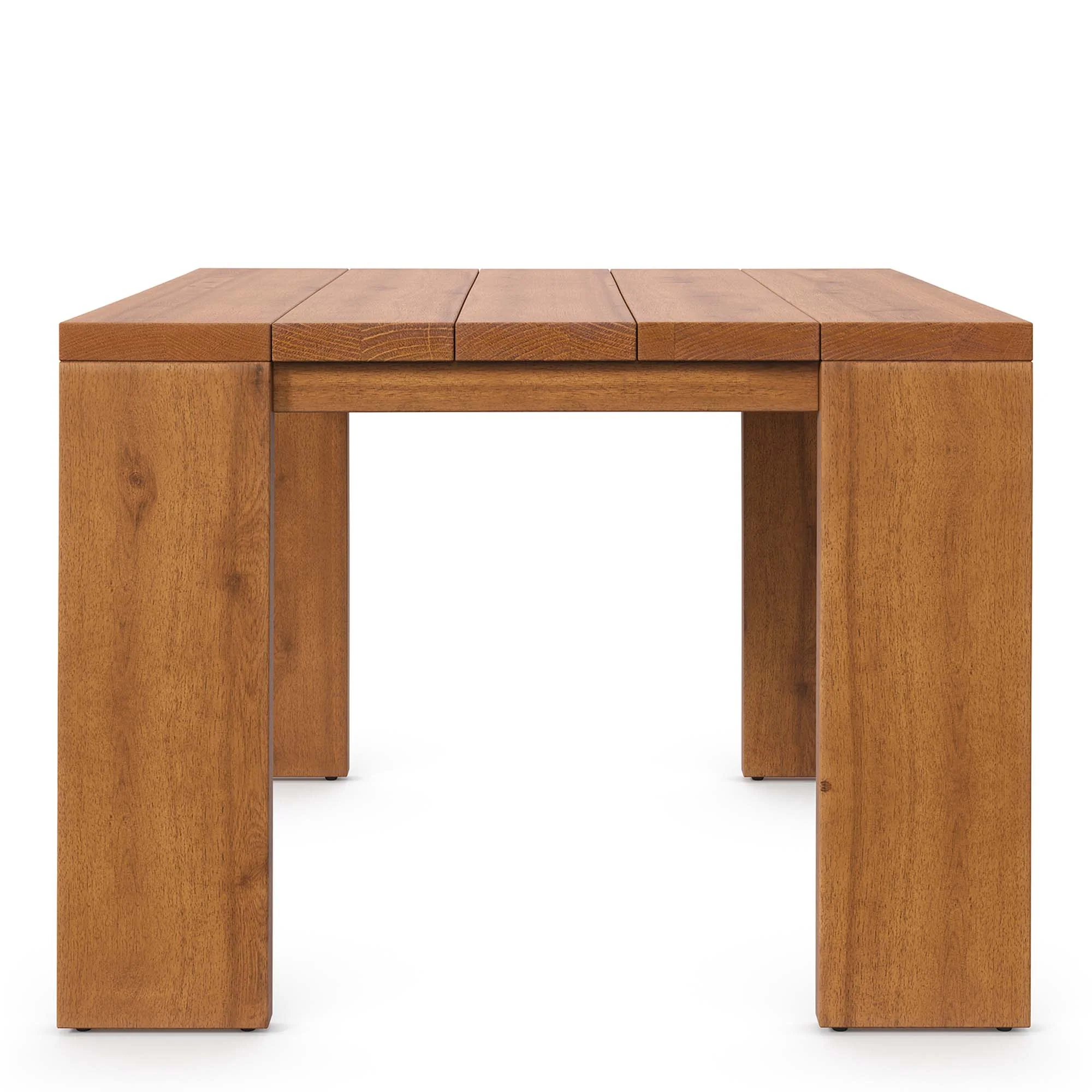 Tahoe Outdoor Patio Acacia Wood Side Table by Modway - Image 5