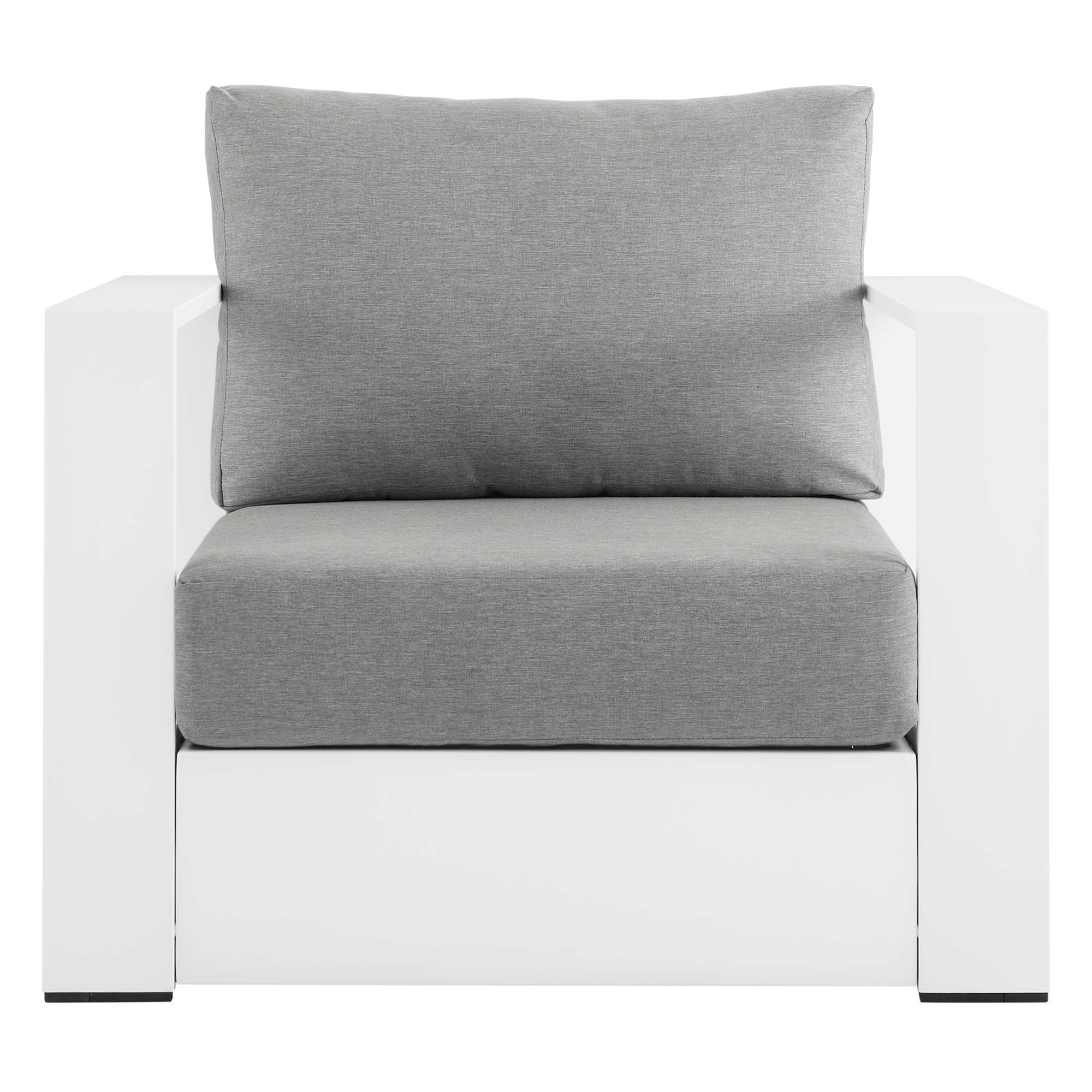 Tahoe Outdoor Patio Powder-Coated Aluminum Armchair by Modway - Image 19