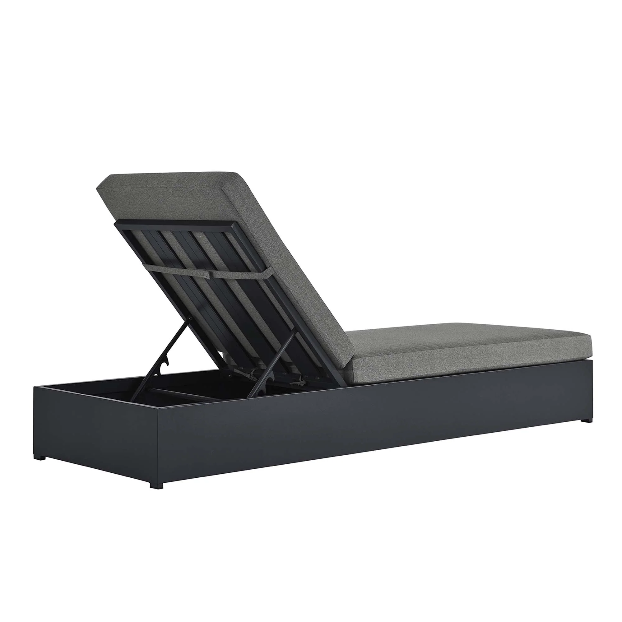 Tahoe Outdoor Patio Powder-Coated Aluminum Chaise Lounge Chair by Modway - Image 13