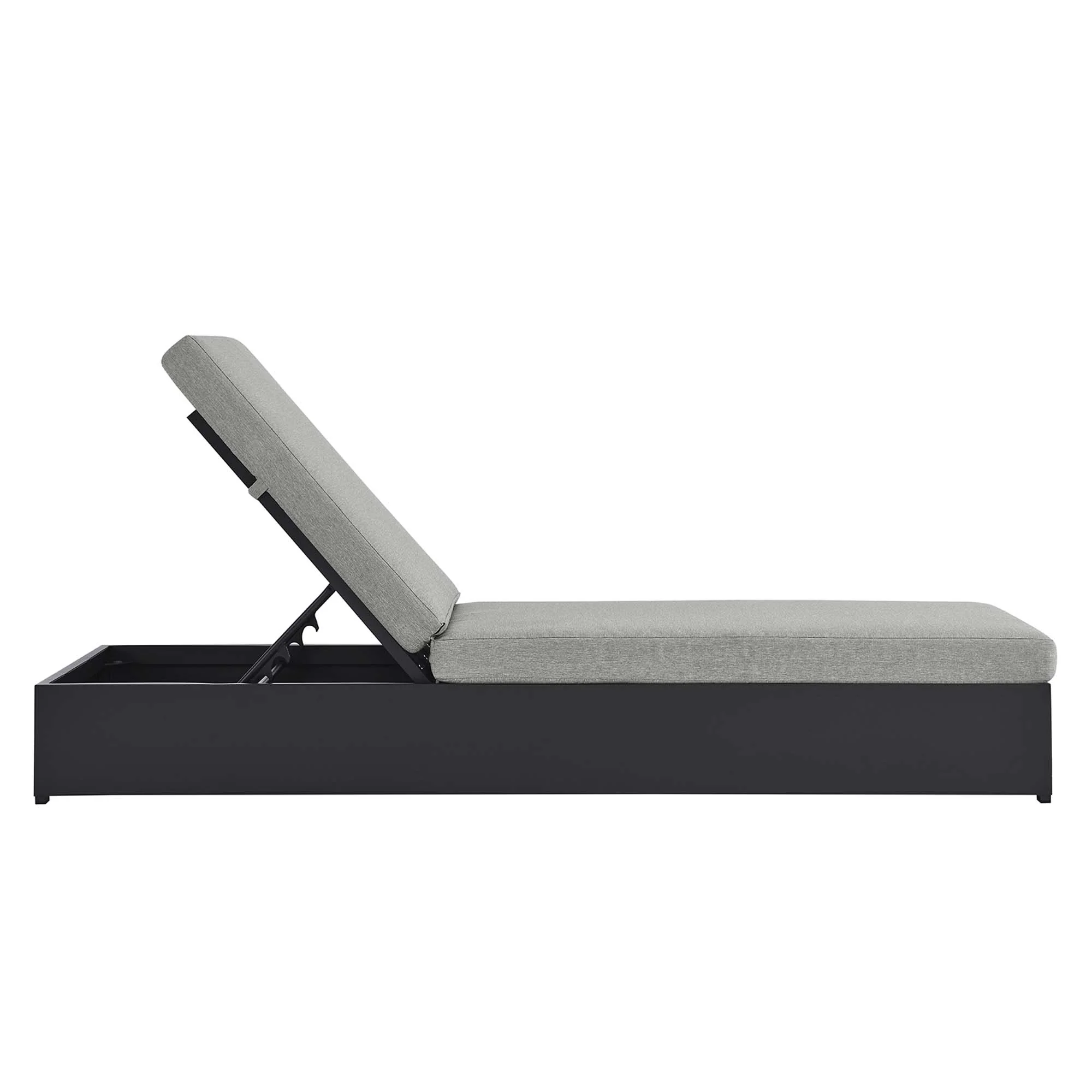 Tahoe Outdoor Patio Powder-Coated Aluminum Chaise Lounge Chair by Modway - Image 14