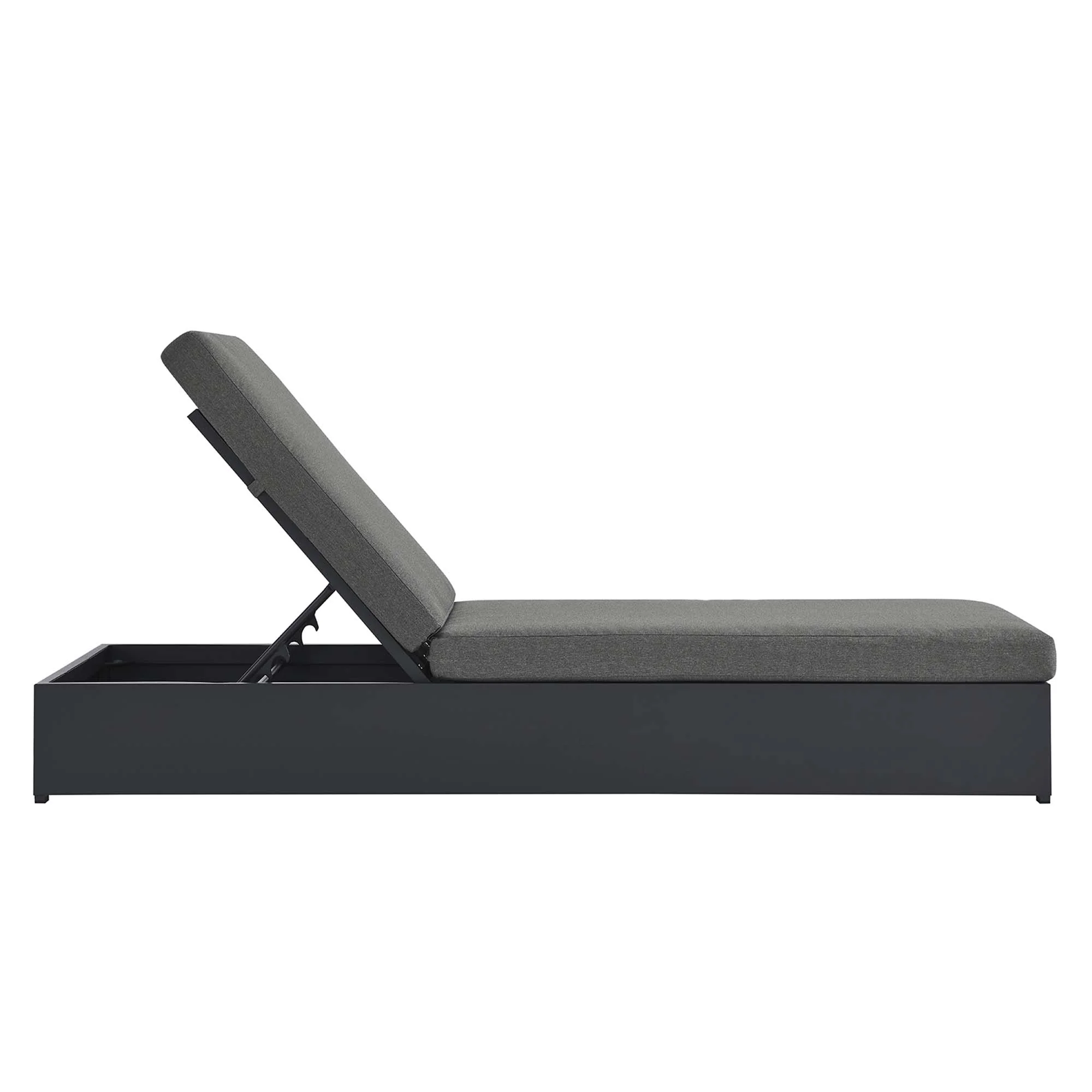 Tahoe Outdoor Patio Powder-Coated Aluminum Chaise Lounge Chair by Modway - Image 15