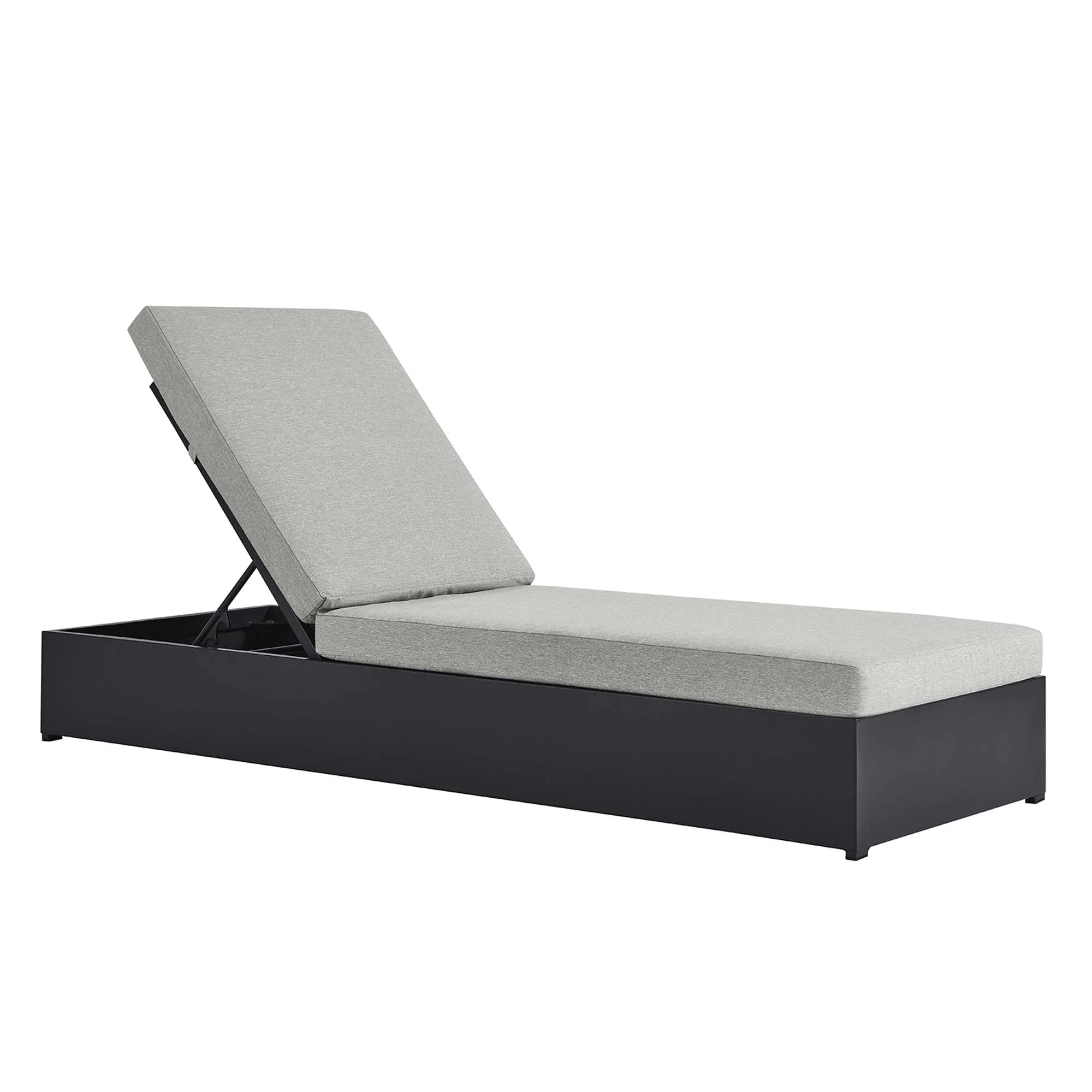 Tahoe Outdoor Patio Powder-Coated Aluminum Chaise Lounge Chair by Modway - Image 20