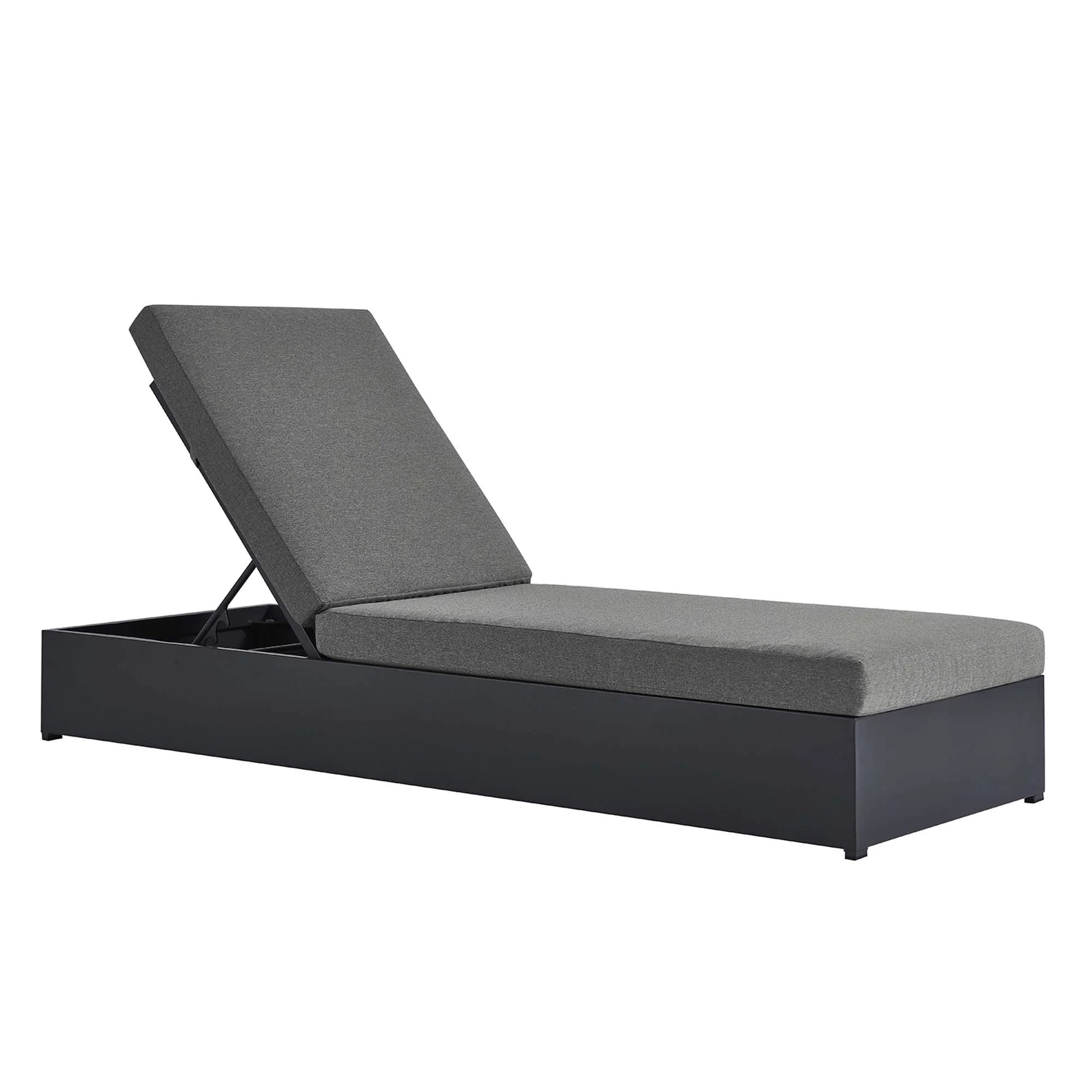 Tahoe Outdoor Patio Powder-Coated Aluminum Chaise Lounge Chair by Modway - Image 21
