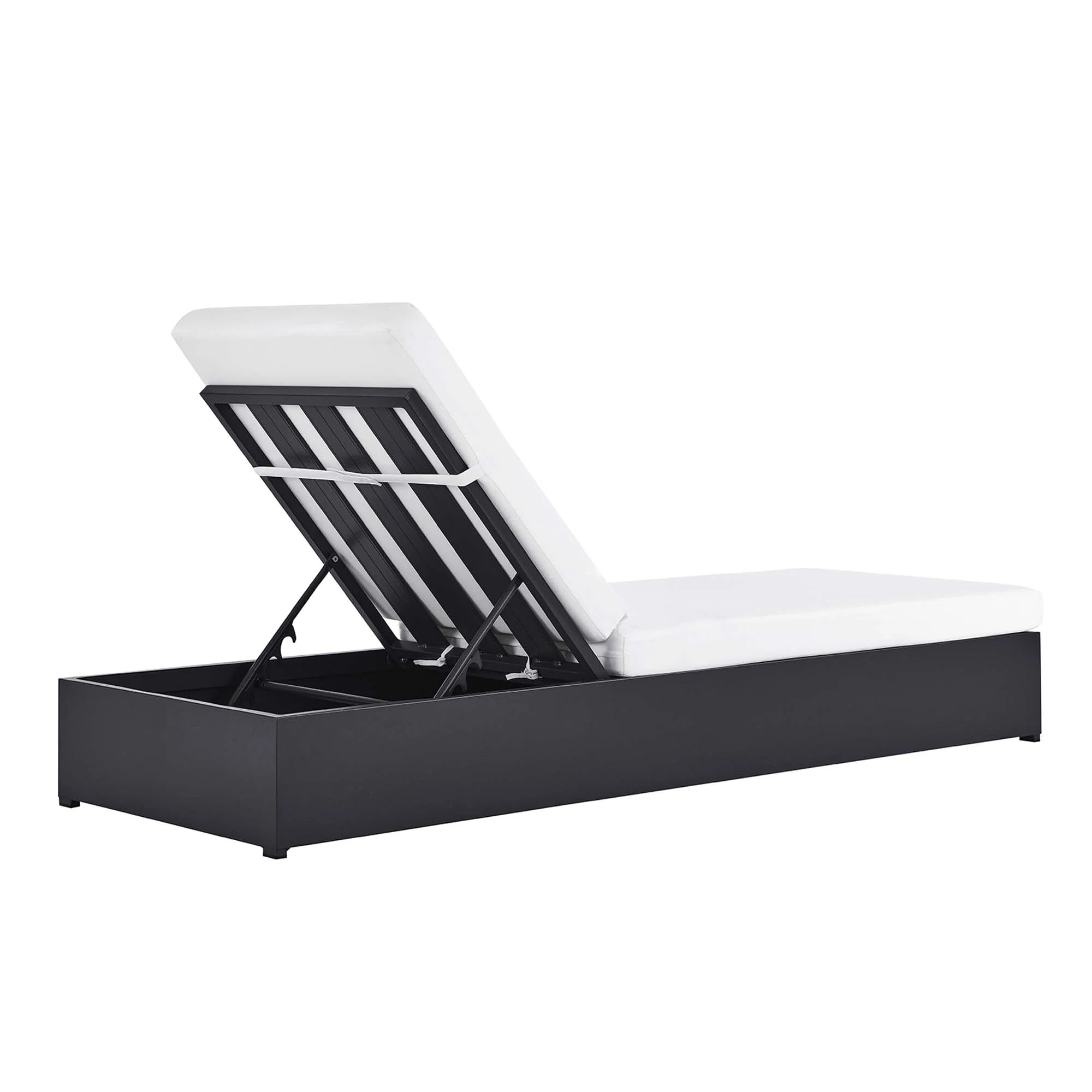 Tahoe Outdoor Patio Powder-Coated Aluminum Chaise Lounge Chair by Modway - Image 5
