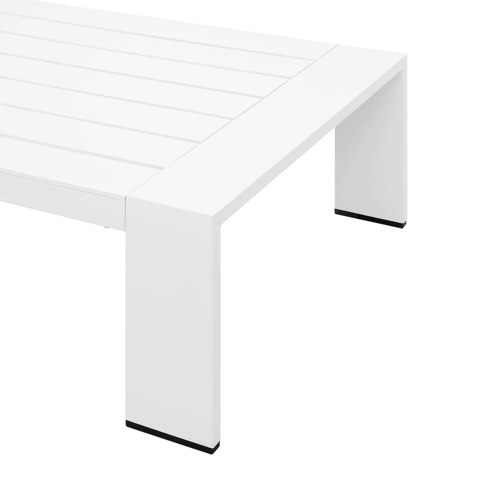 Tahoe Outdoor Patio Powder-Coated Aluminum Coffee Table by Modway - Image 10