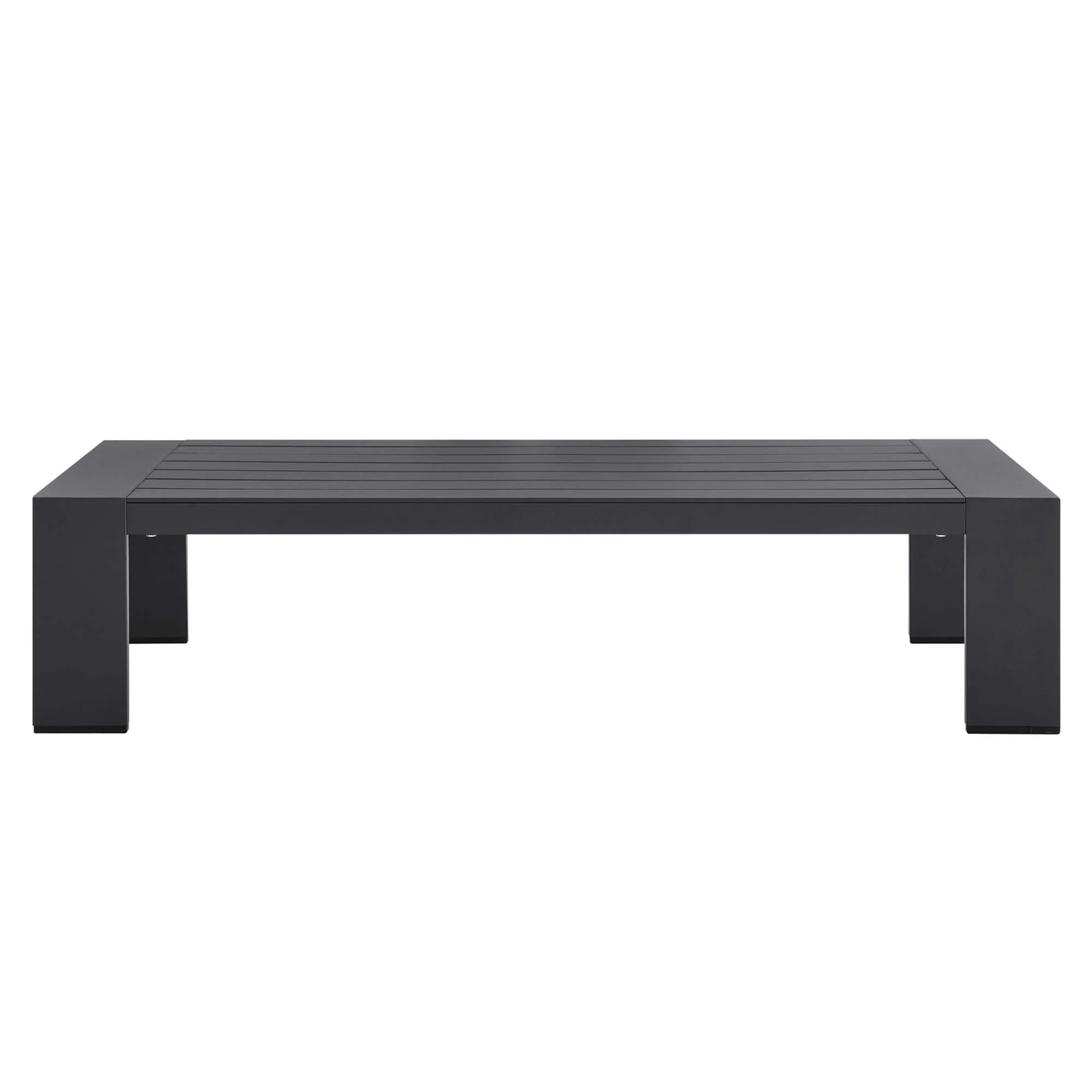 Tahoe Outdoor Patio Powder-Coated Aluminum Coffee Table by Modway - Image 3