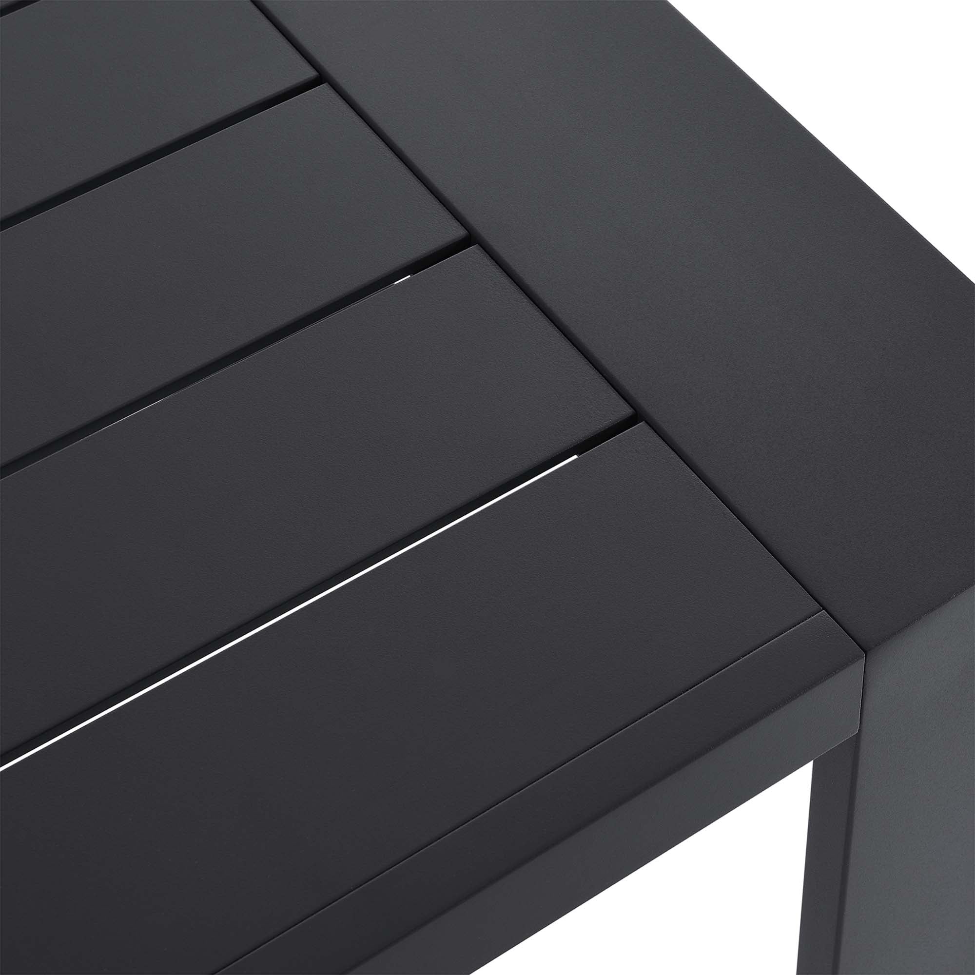 Tahoe Outdoor Patio Powder-Coated Aluminum End Table by Modway - Image 6