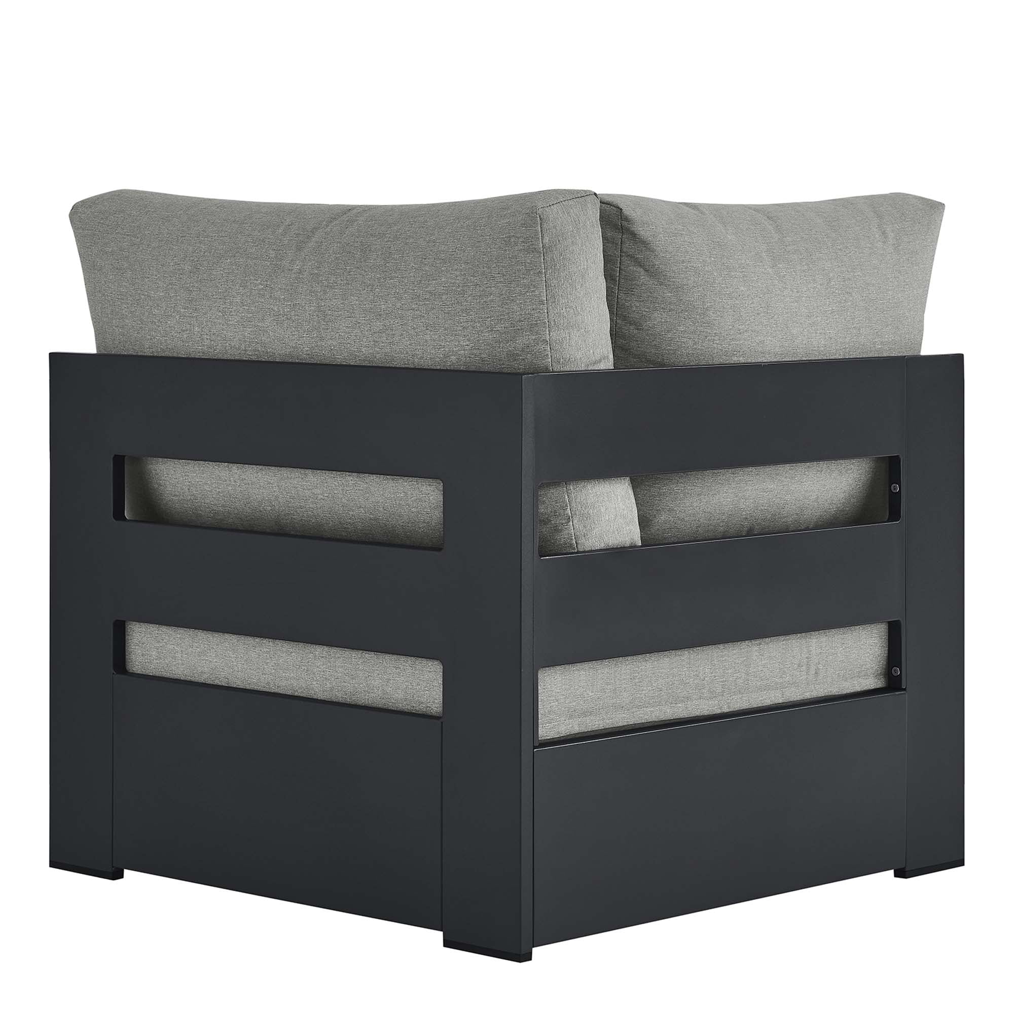 Tahoe Outdoor Patio Powder-Coated Aluminum Modular Corner Chair by Modway - Image 12