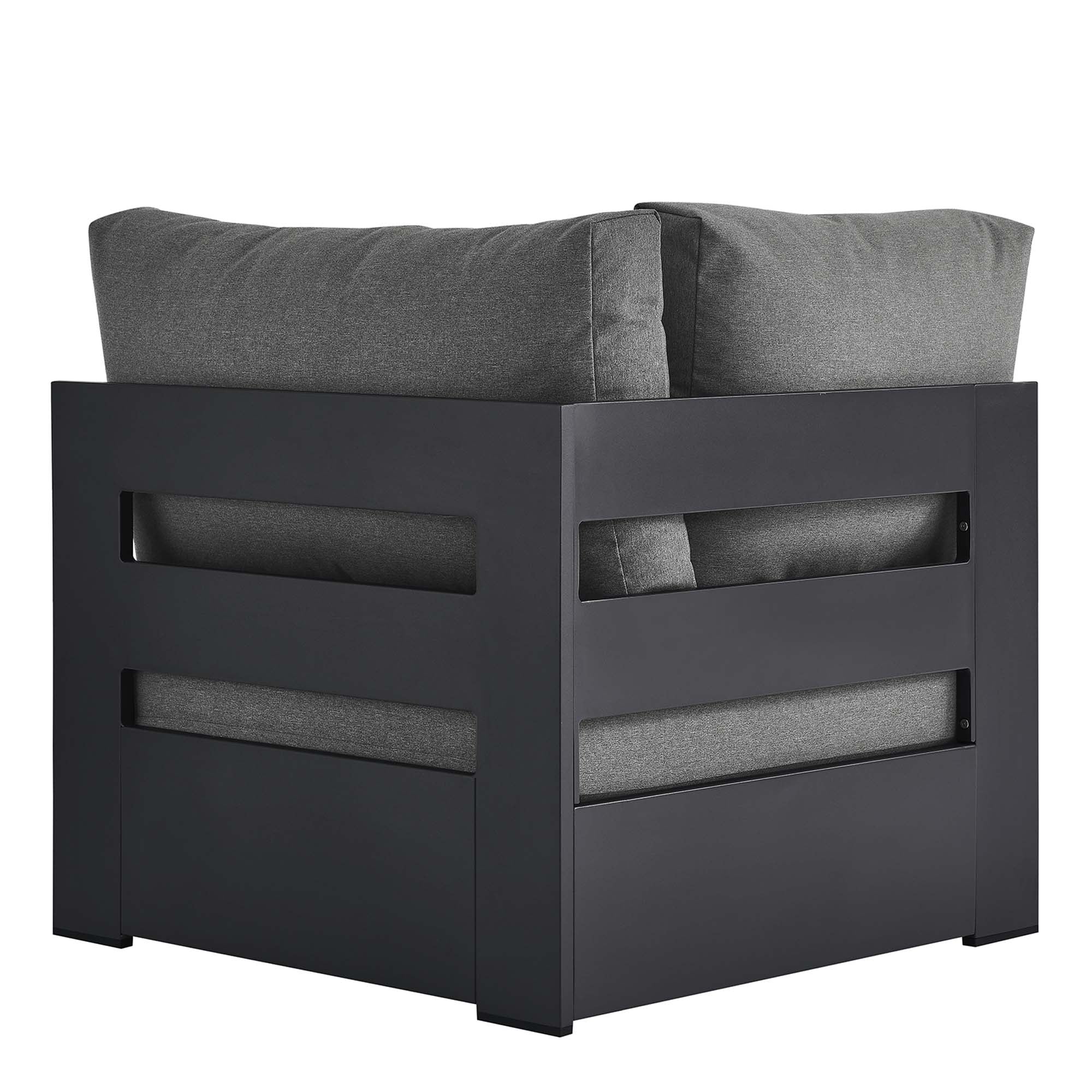 Tahoe Outdoor Patio Powder-Coated Aluminum Modular Corner Chair by Modway - Image 13