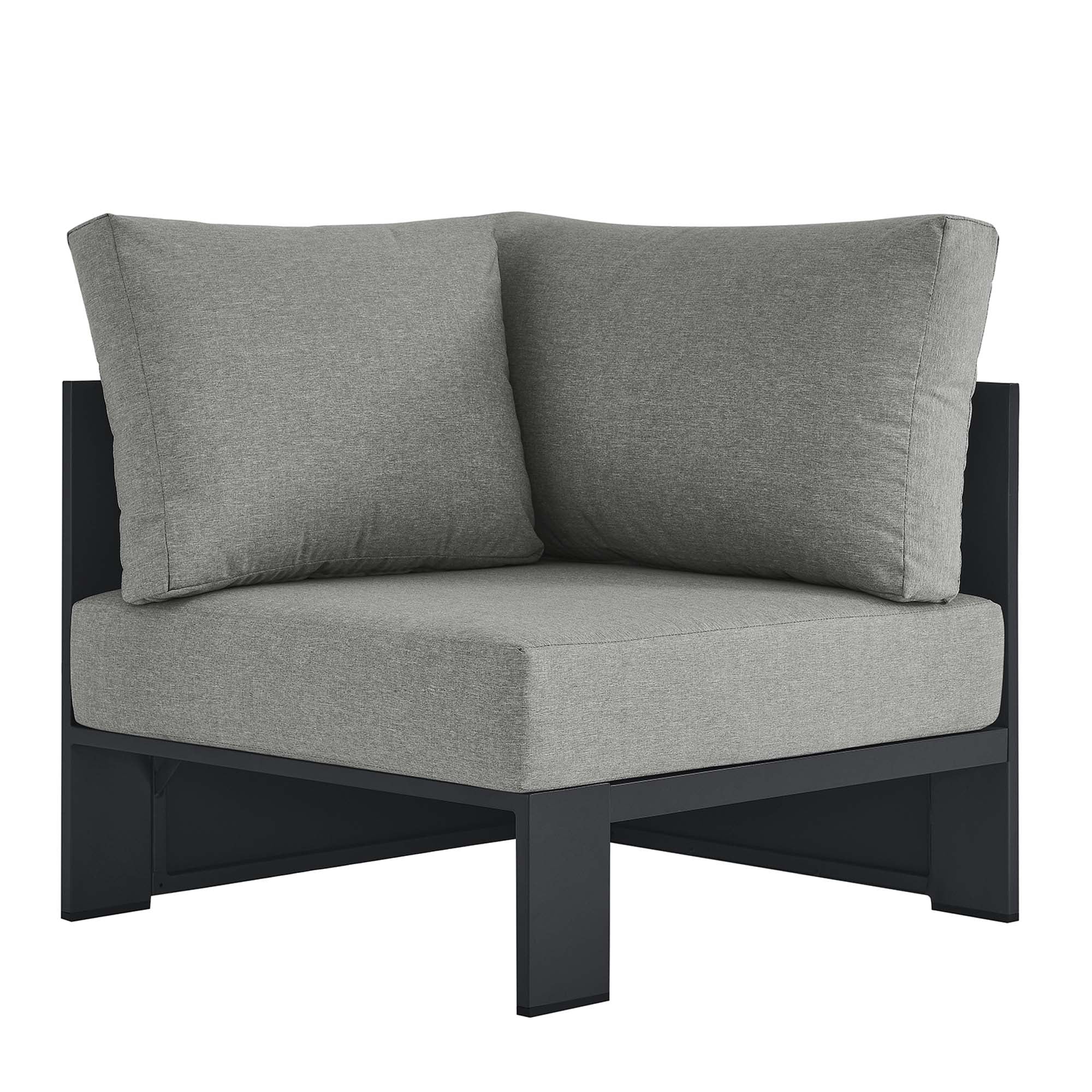 Tahoe Outdoor Patio Powder-Coated Aluminum Modular Corner Chair by Modway - Image 20