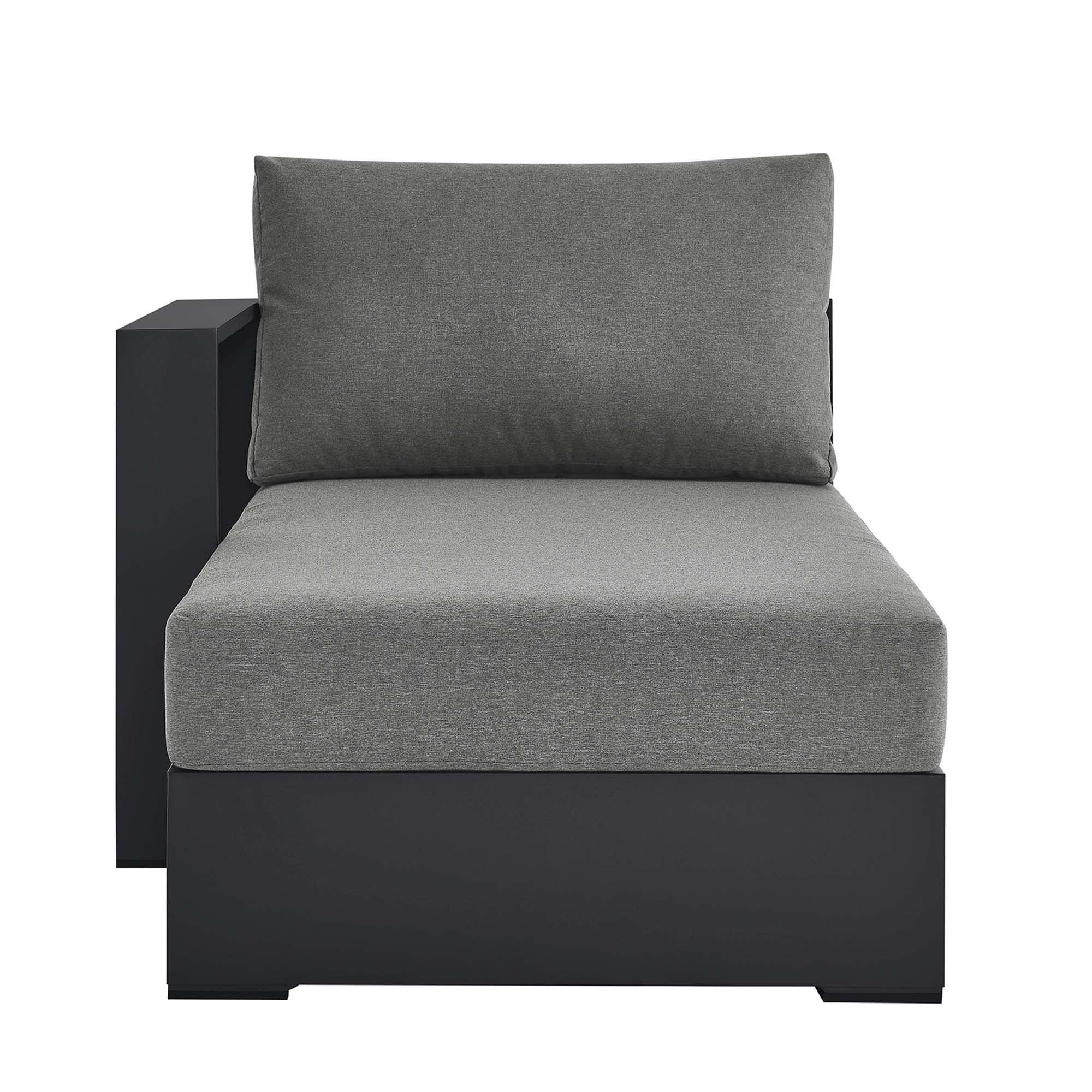 Tahoe Outdoor Patio Powder-Coated Aluminum Left-Facing Chaise Lounge - Image 11