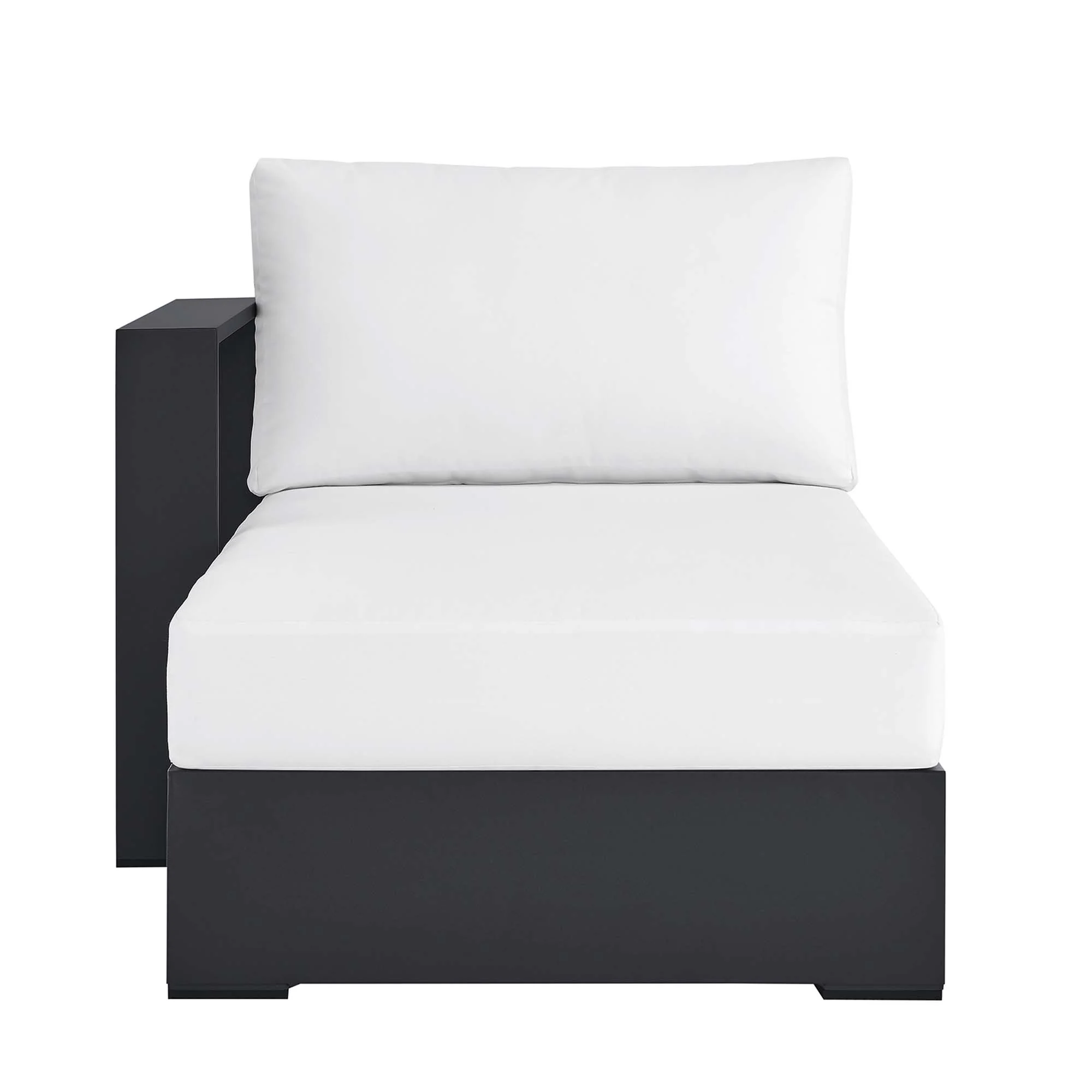 Tahoe Outdoor Patio Powder-Coated Aluminum Left-Facing Chaise Lounge - Image 6