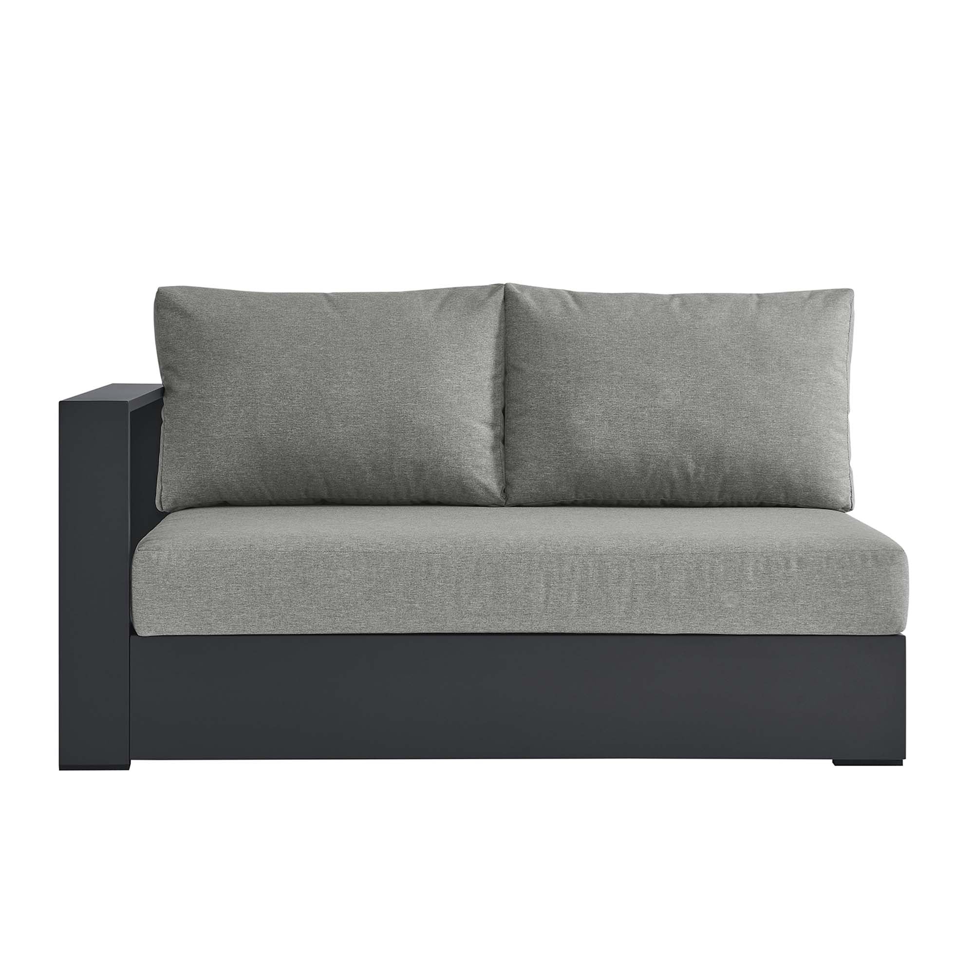 Tahoe Outdoor Patio Powder-Coated Aluminum Modular Left-Facing Loveseat by Modway - Image 10