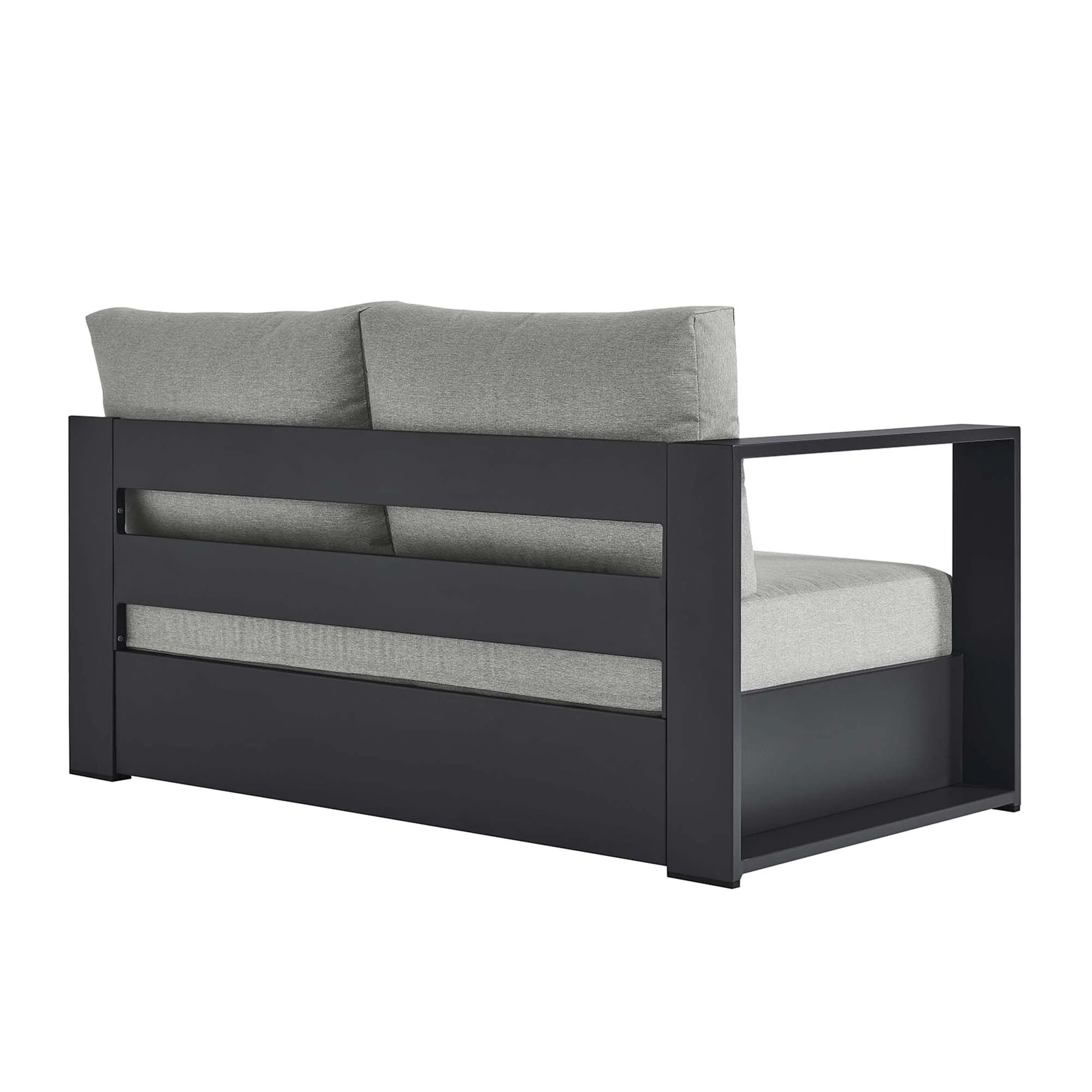 Tahoe Outdoor Patio Powder-Coated Aluminum Modular Left-Facing Loveseat by Modway - Image 12