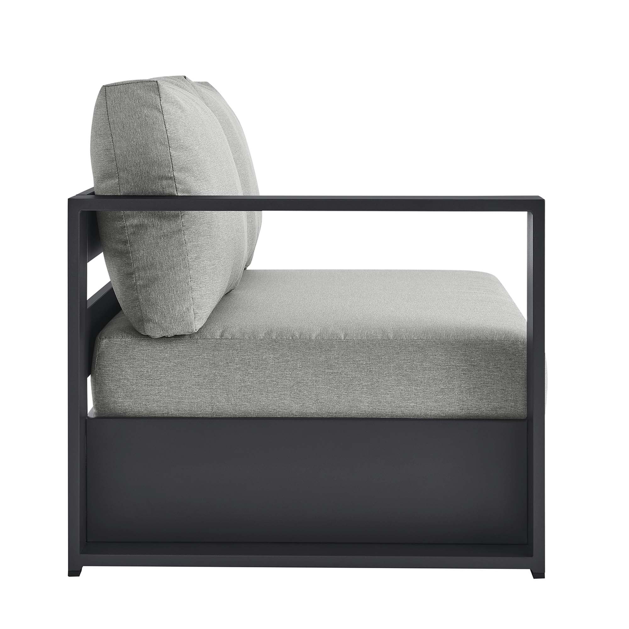 Tahoe Outdoor Patio Powder-Coated Aluminum Modular Left-Facing Loveseat by Modway - Image 14