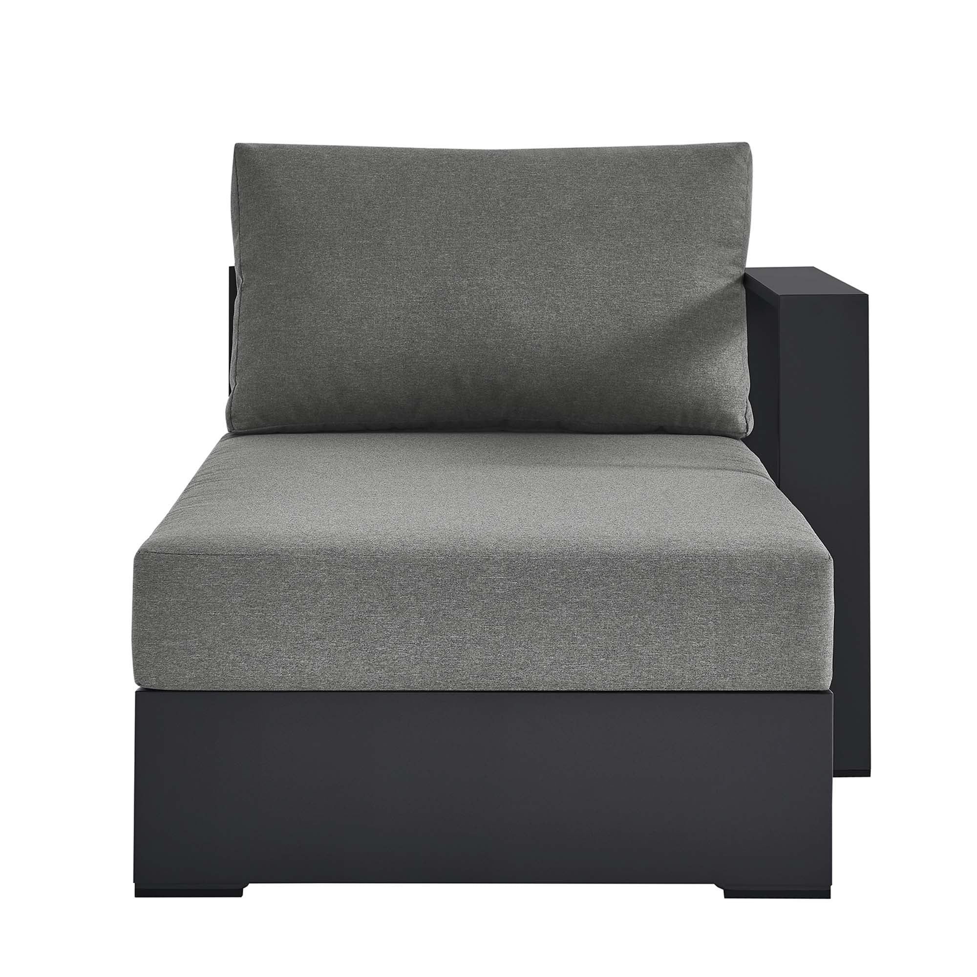 Tahoe Outdoor Patio Powder-Coated Aluminum Right-Facing Chaise Lounge - Image 11