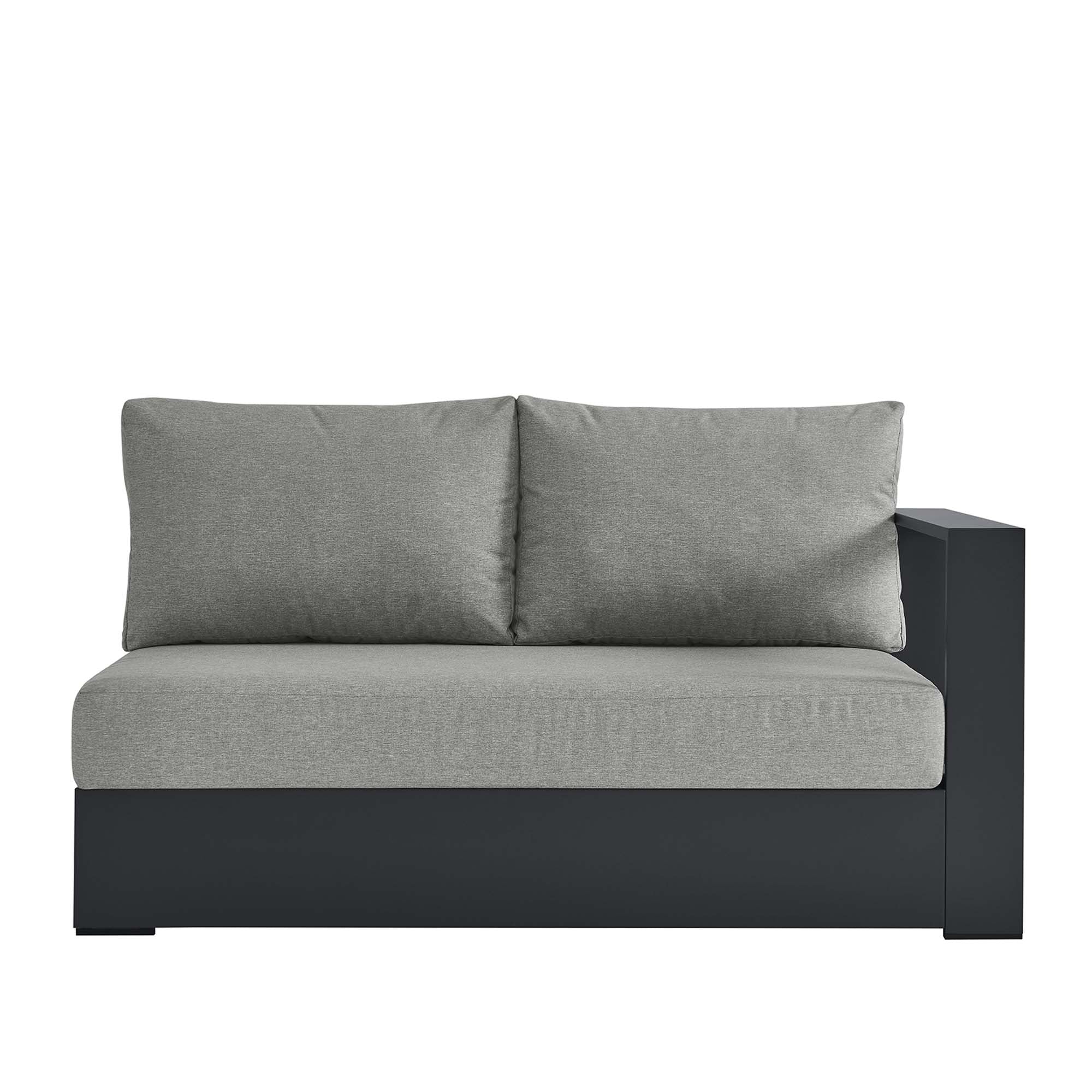 Tahoe Outdoor Patio Powder-Coated Aluminum Modular Right-Facing Loveseat by Modway - Image 10