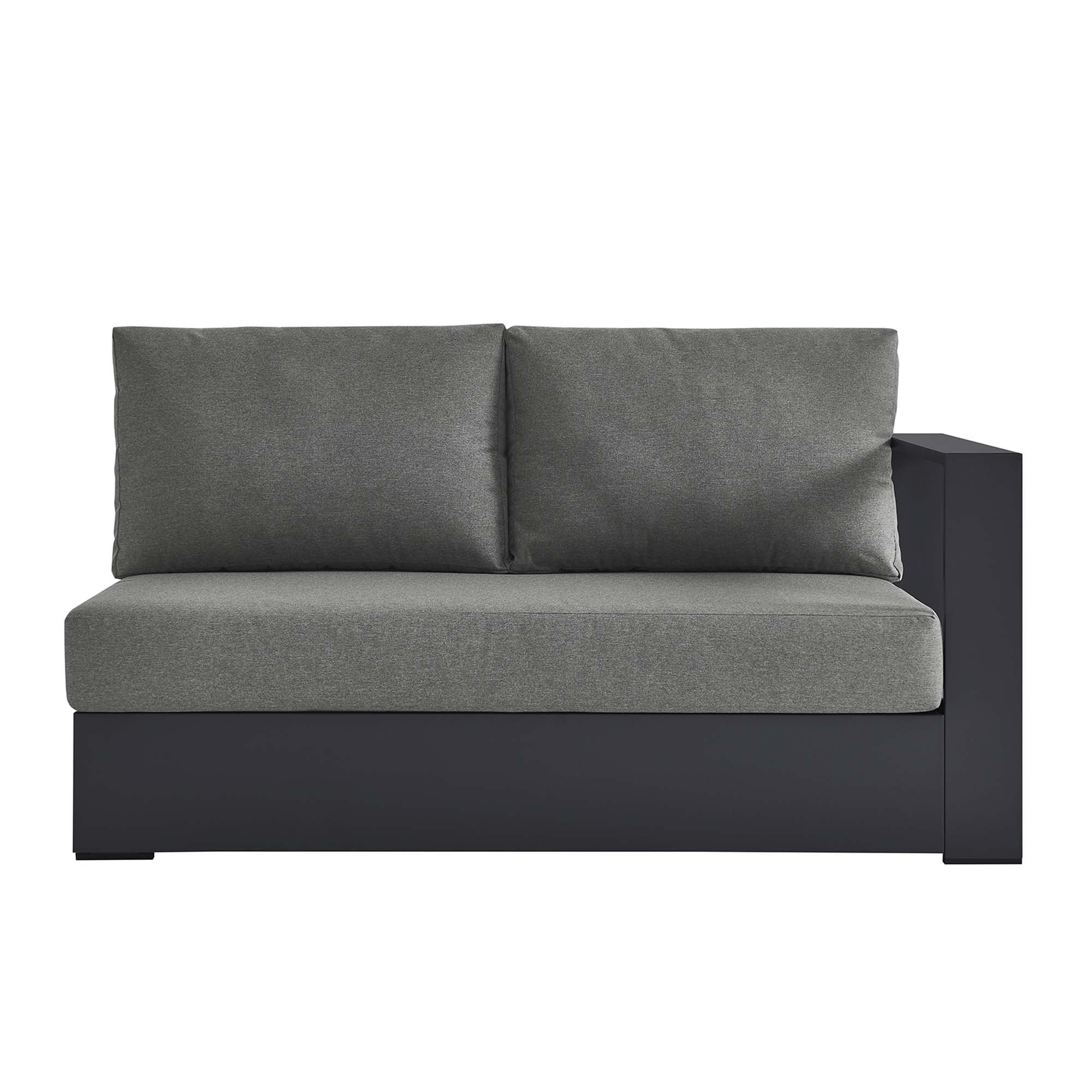 Tahoe Outdoor Patio Powder-Coated Aluminum Modular Right-Facing Loveseat by Modway - Image 11