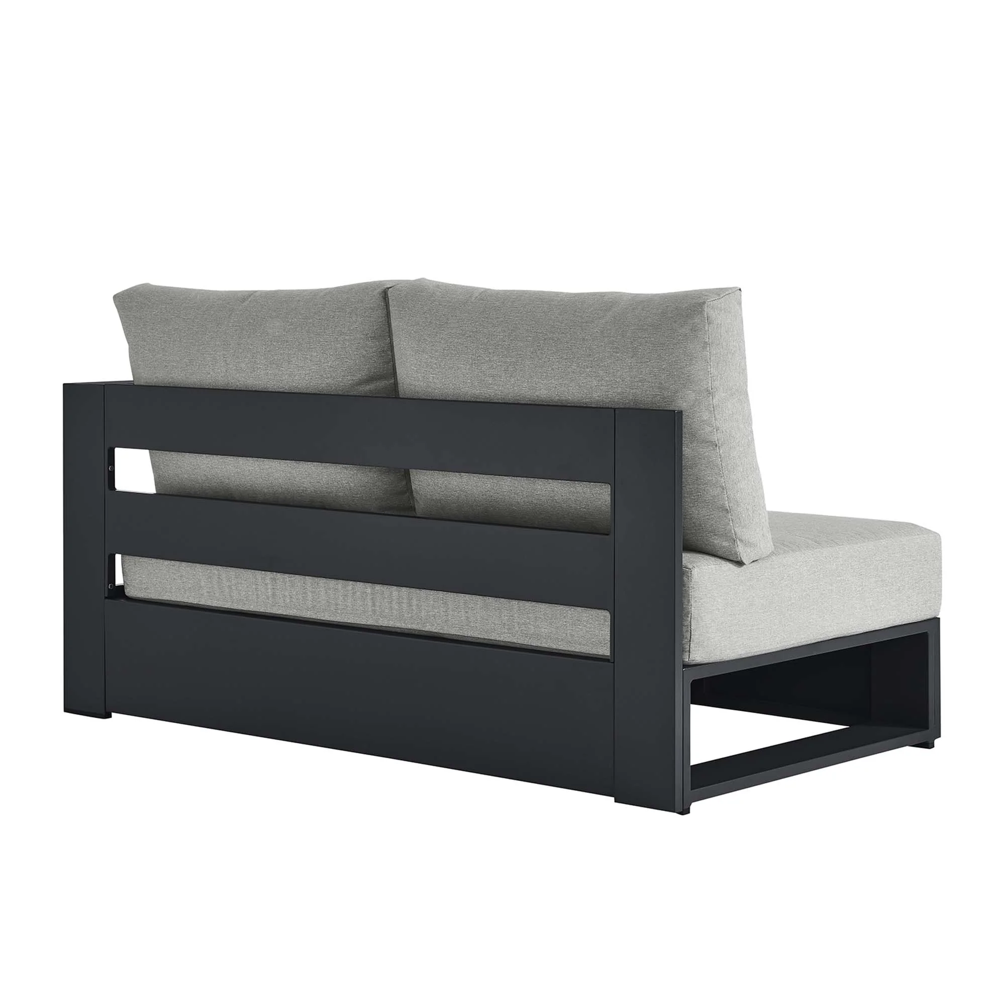 Tahoe Outdoor Patio Powder-Coated Aluminum Modular Right-Facing Loveseat by Modway - Image 12