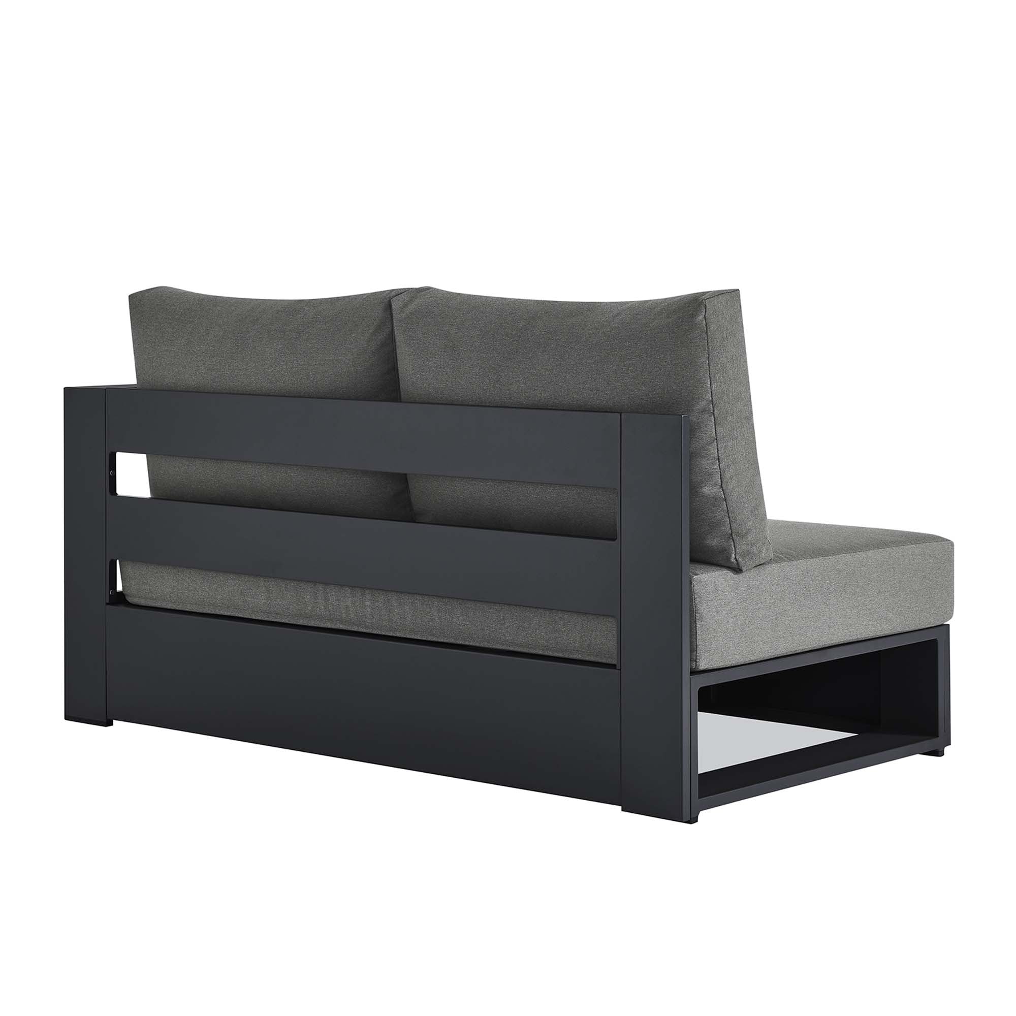 Tahoe Outdoor Patio Powder-Coated Aluminum Modular Right-Facing Loveseat by Modway - Image 13