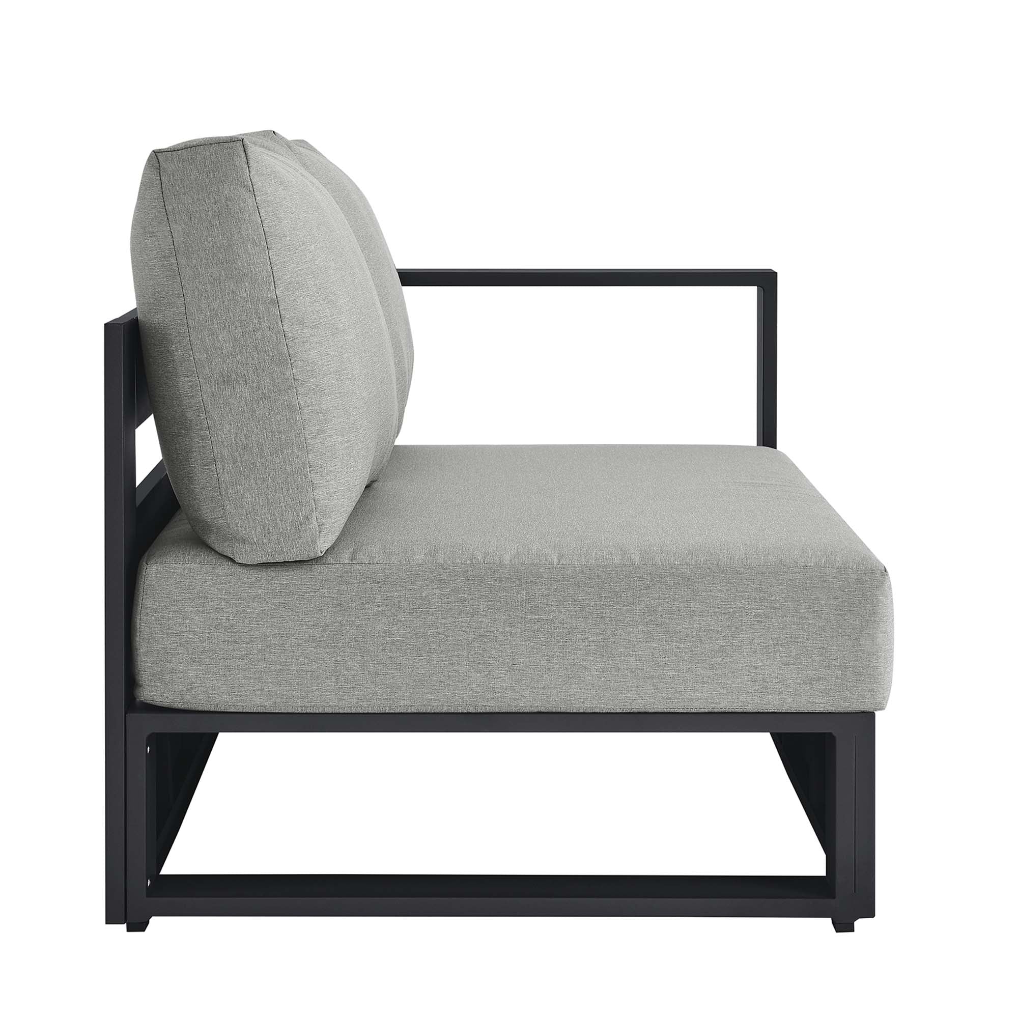 Tahoe Outdoor Patio Powder-Coated Aluminum Modular Right-Facing Loveseat by Modway - Image 14
