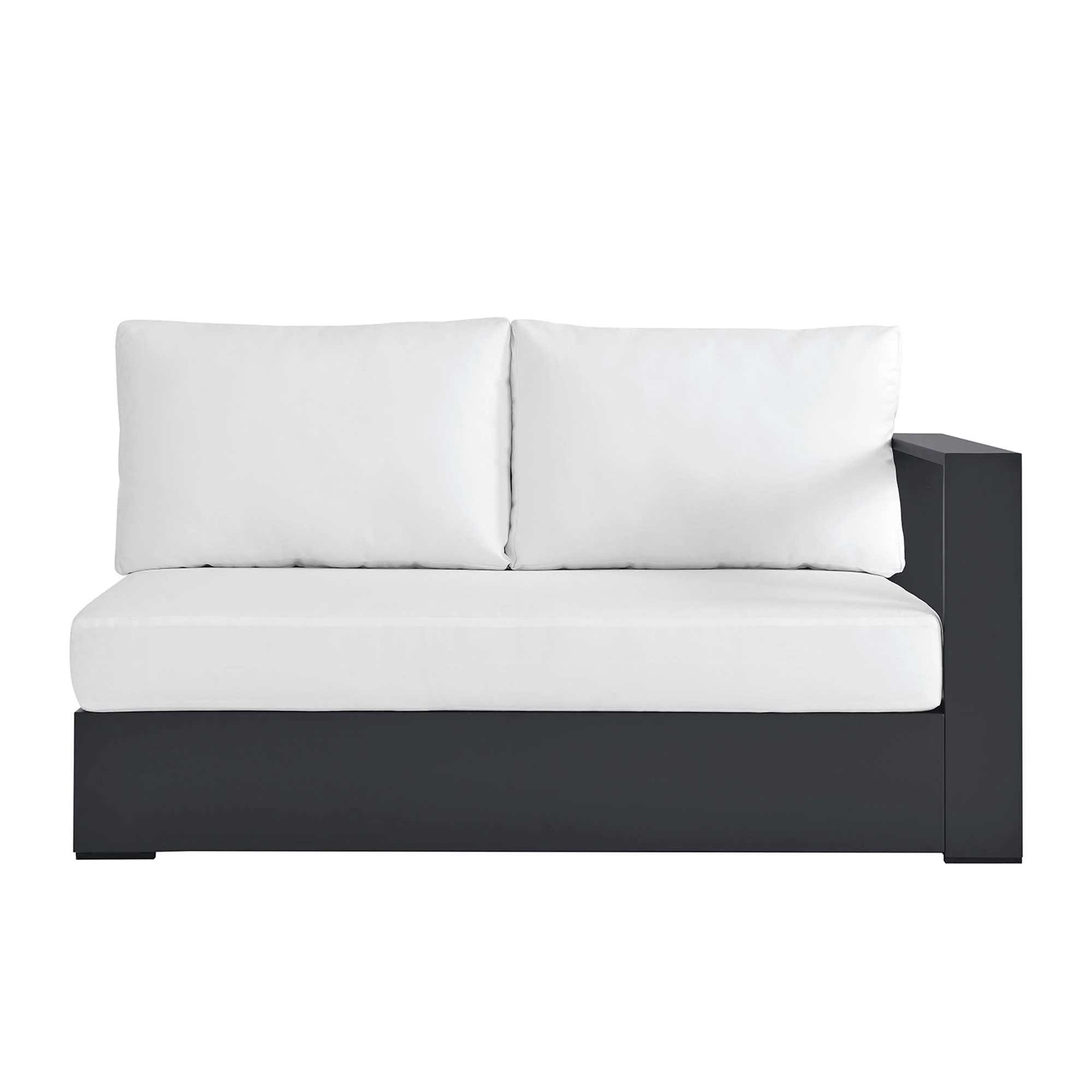 Tahoe Outdoor Patio Powder-Coated Aluminum Modular Right-Facing Loveseat by Modway - Image 6
