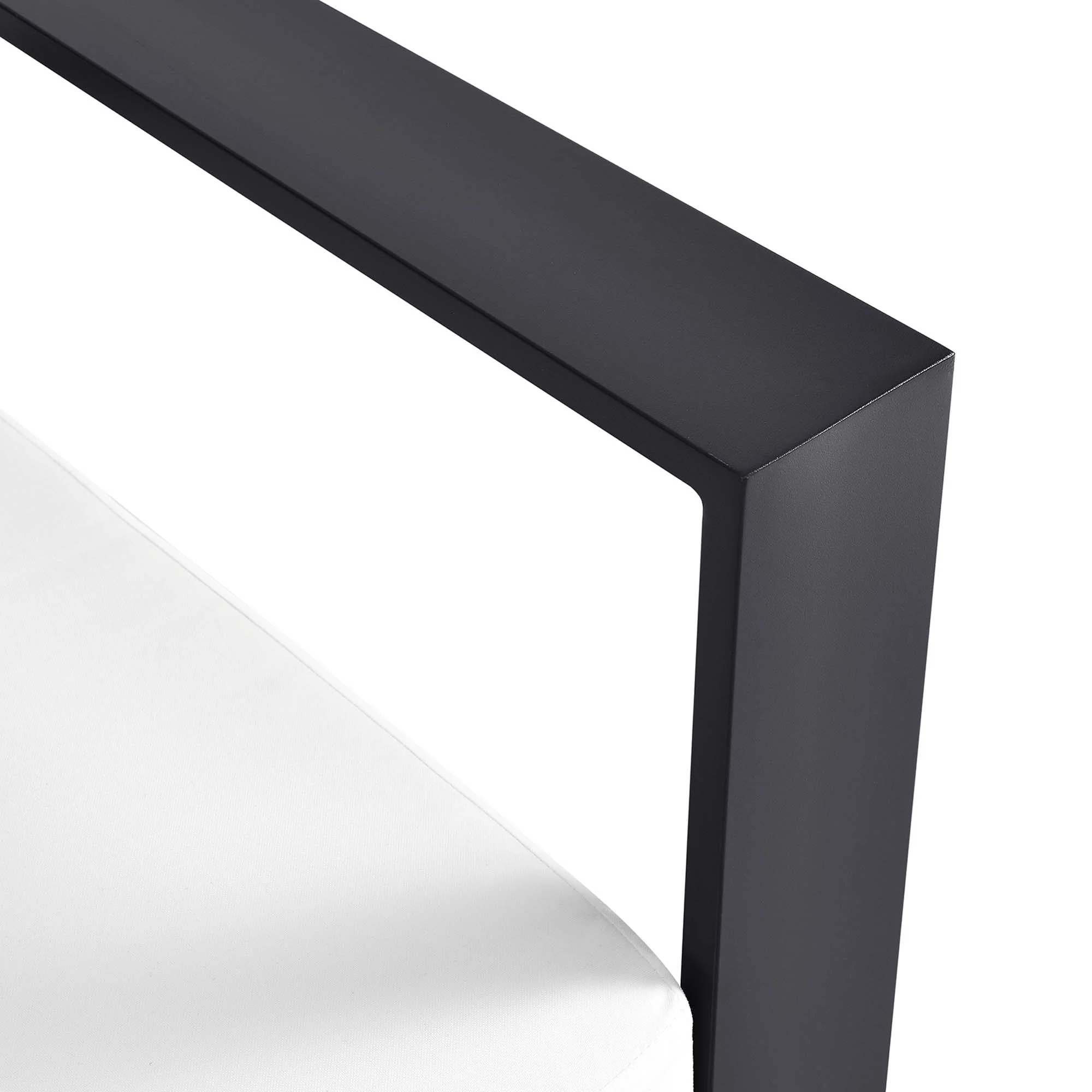 Tahoe Outdoor Patio Powder-Coated Aluminum Modular Right-Facing Loveseat by Modway - Image 7