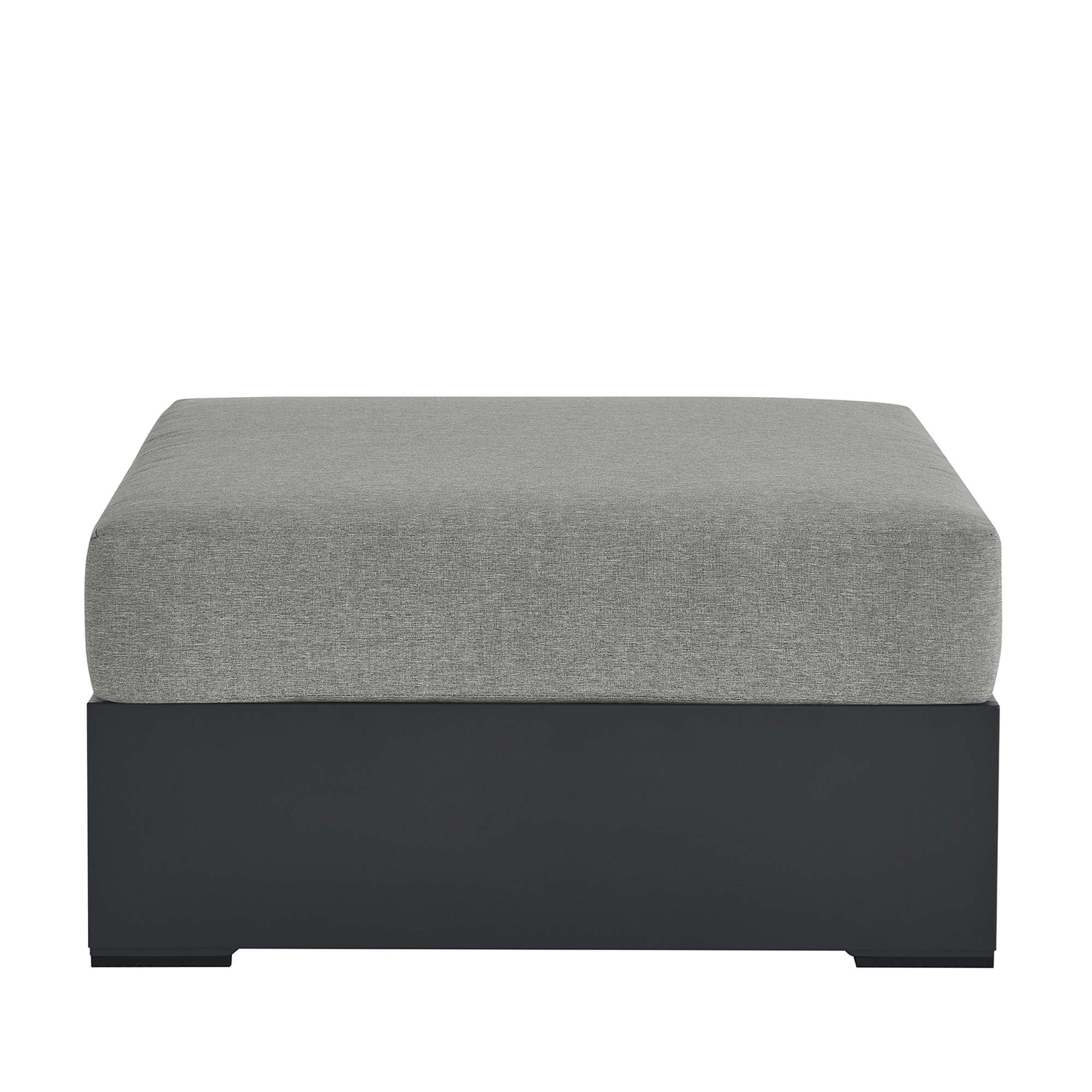 Tahoe Outdoor Patio Powder-Coated Aluminum Ottoman by Modway - Image 14