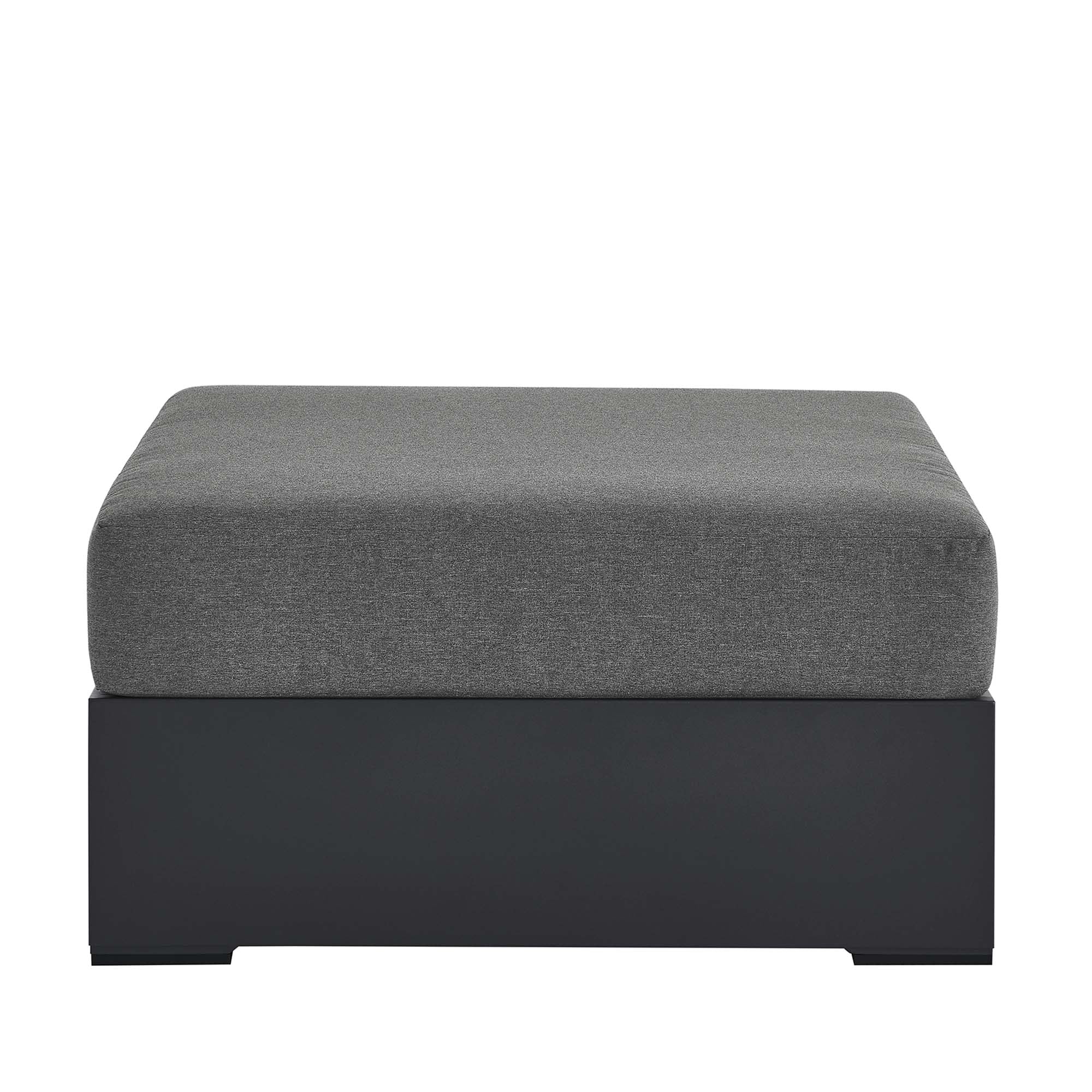 Tahoe Outdoor Patio Powder-Coated Aluminum Ottoman by Modway - Image 15