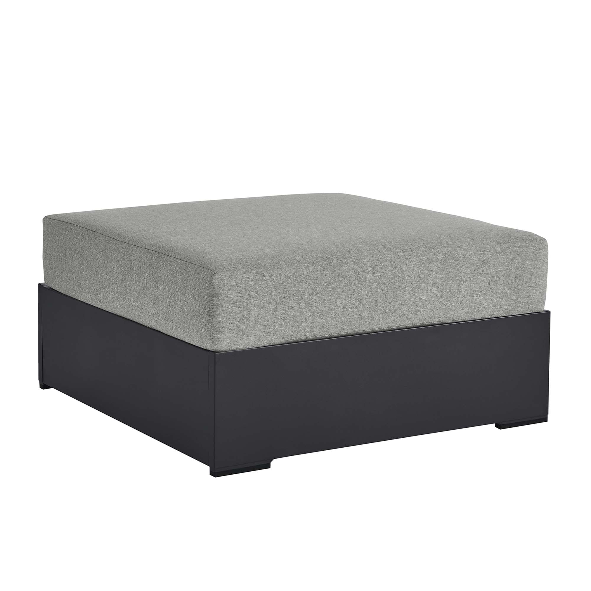 Tahoe Outdoor Patio Powder-Coated Aluminum Ottoman by Modway - Image 20