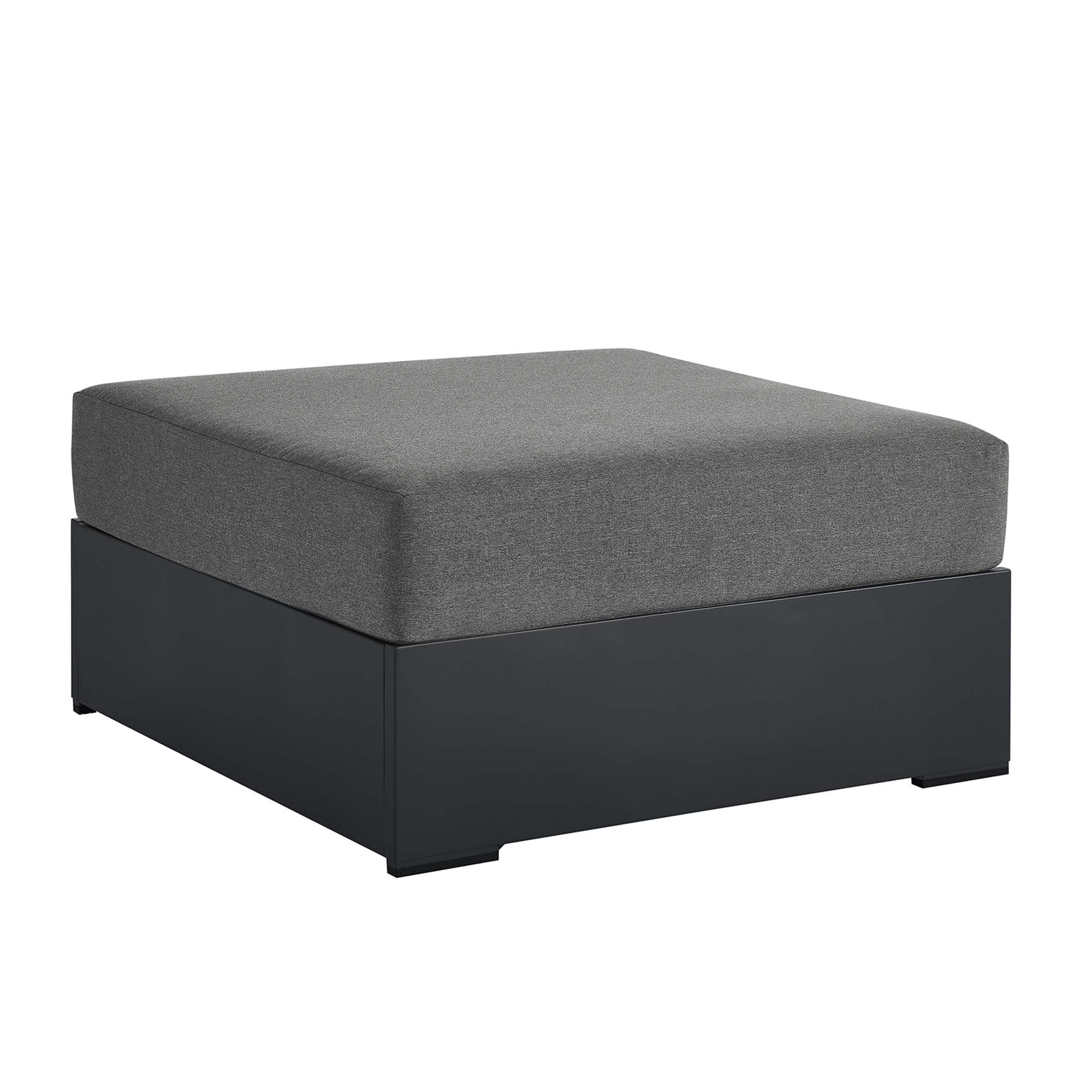 Tahoe Outdoor Patio Powder-Coated Aluminum Ottoman by Modway - Image 21