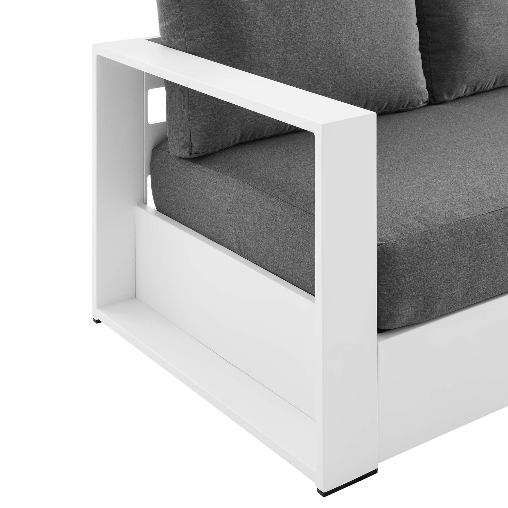 Tahoe Outdoor Patio Powder-Coated Aluminum Sofa by Modway - Image 13