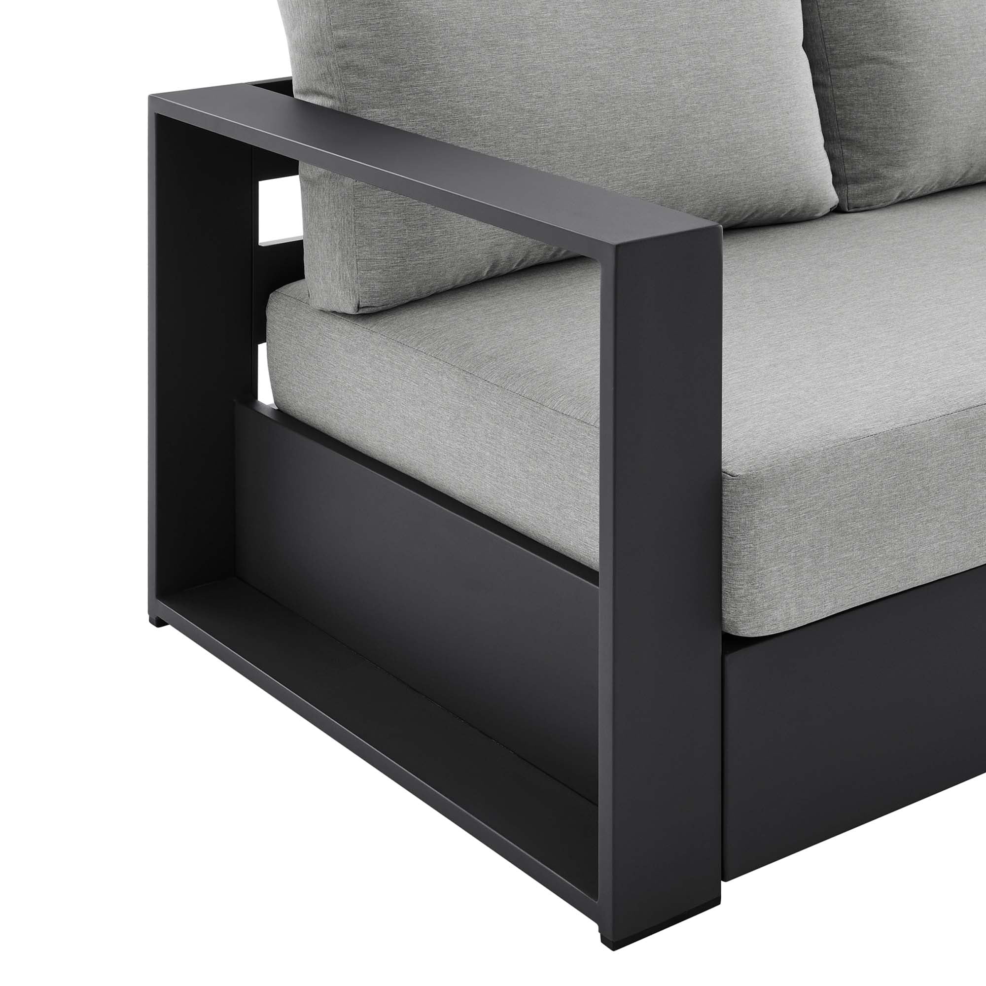 Tahoe Outdoor Patio Powder-Coated Aluminum Sofa by Modway - Image 14