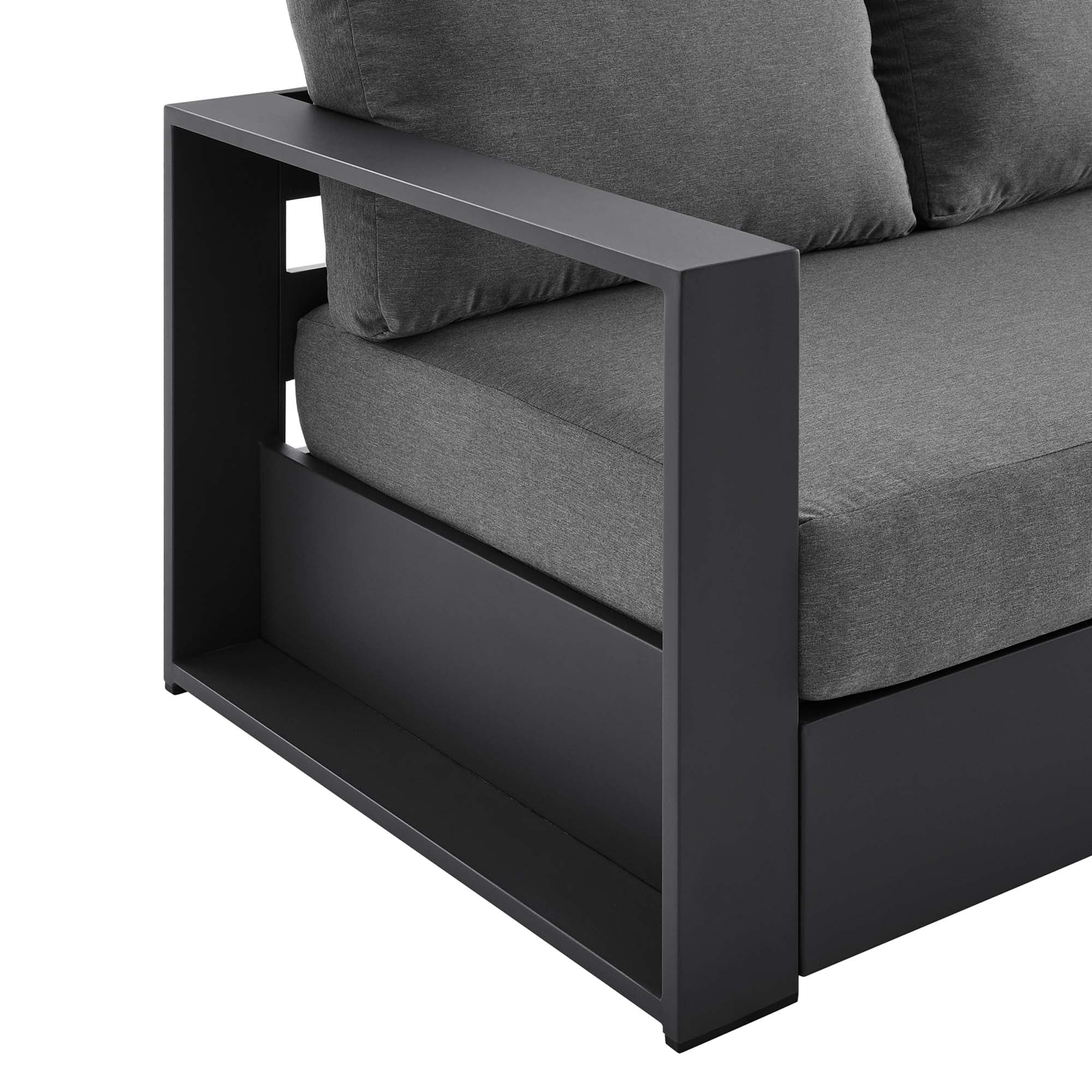 Tahoe Outdoor Patio Powder-Coated Aluminum Sofa by Modway - Image 16