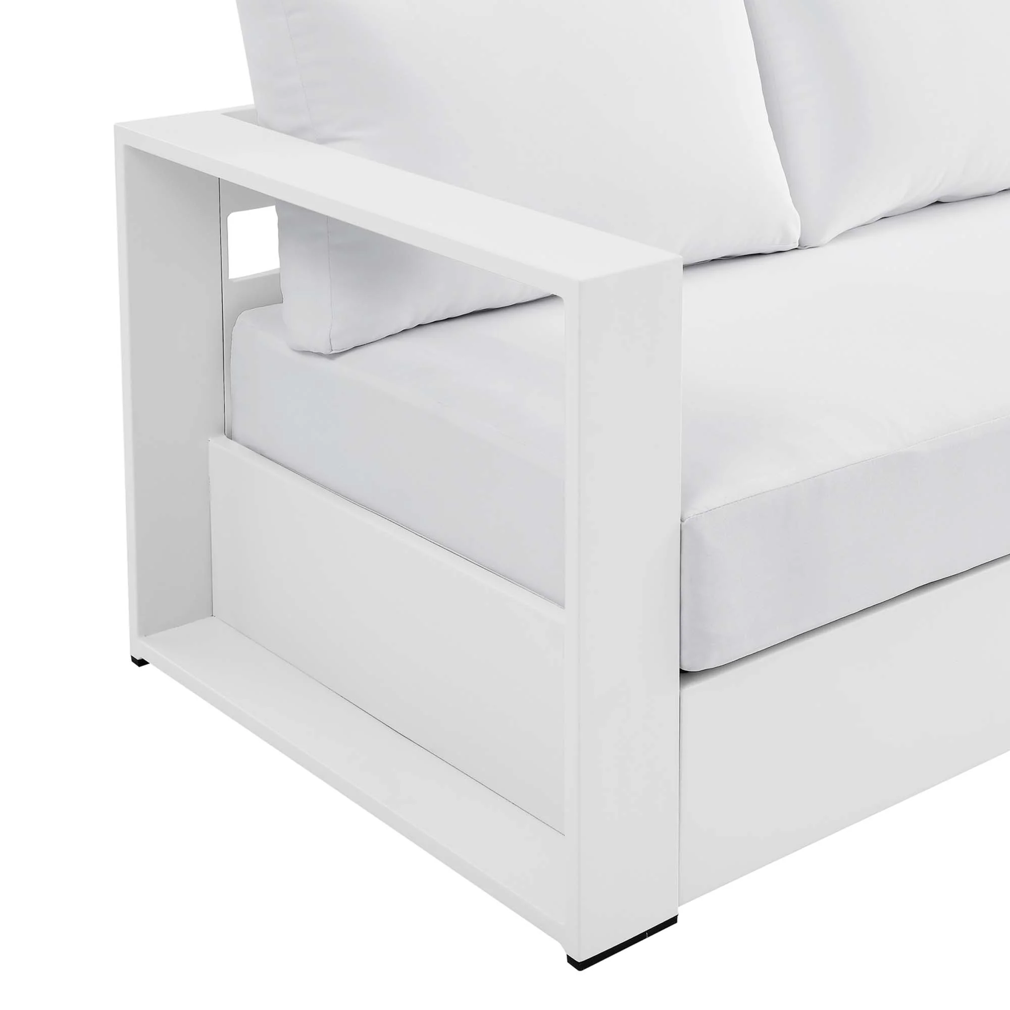 Tahoe Outdoor Patio Powder-Coated Aluminum Sofa by Modway - Image 17