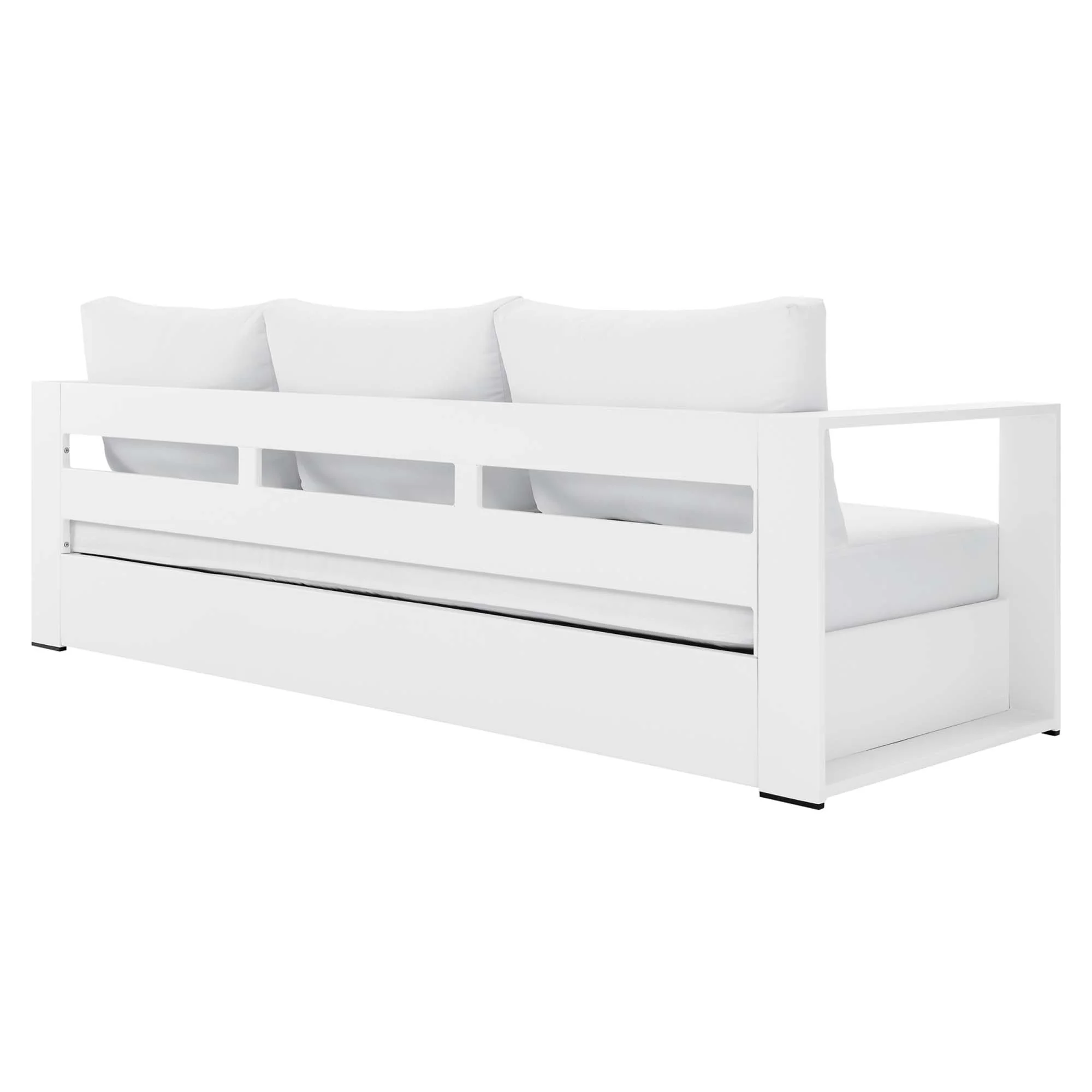 Tahoe Outdoor Patio Powder-Coated Aluminum Sofa by Modway - Image 27