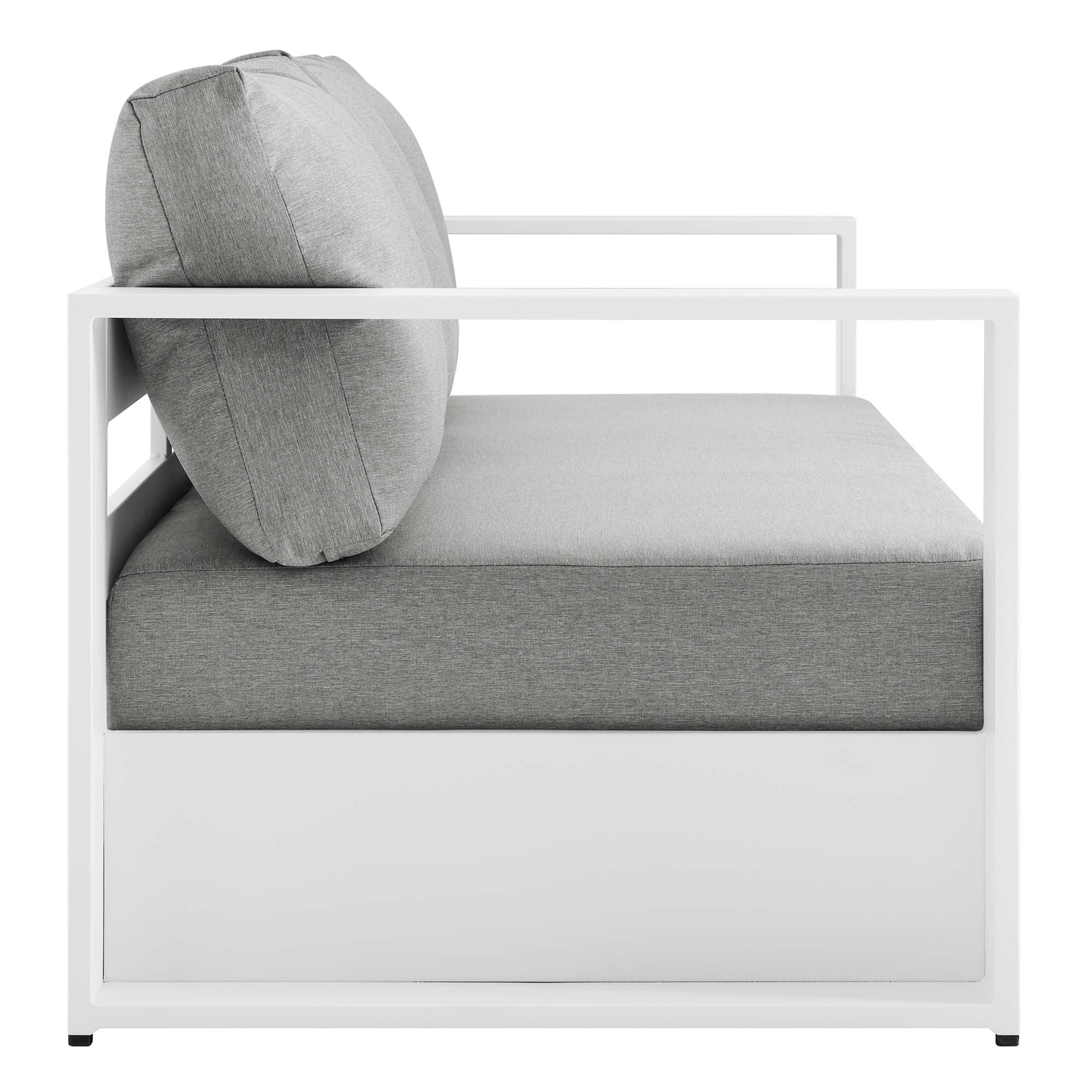 Tahoe Outdoor Patio Powder-Coated Aluminum Sofa by Modway - Image 3