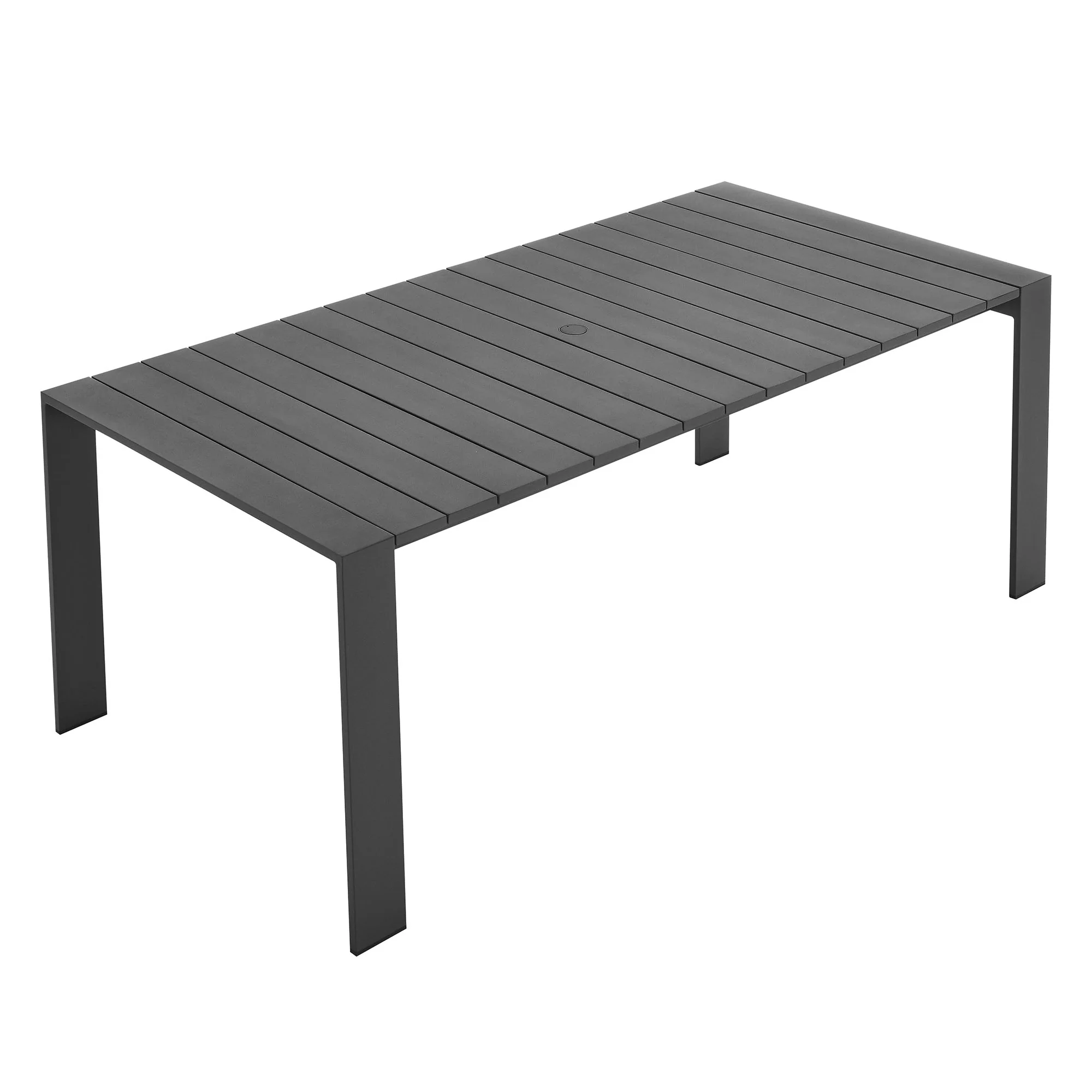 Tahoe Rectangular Outdoor Patio Aluminum Dining Table by Modway - Image 6