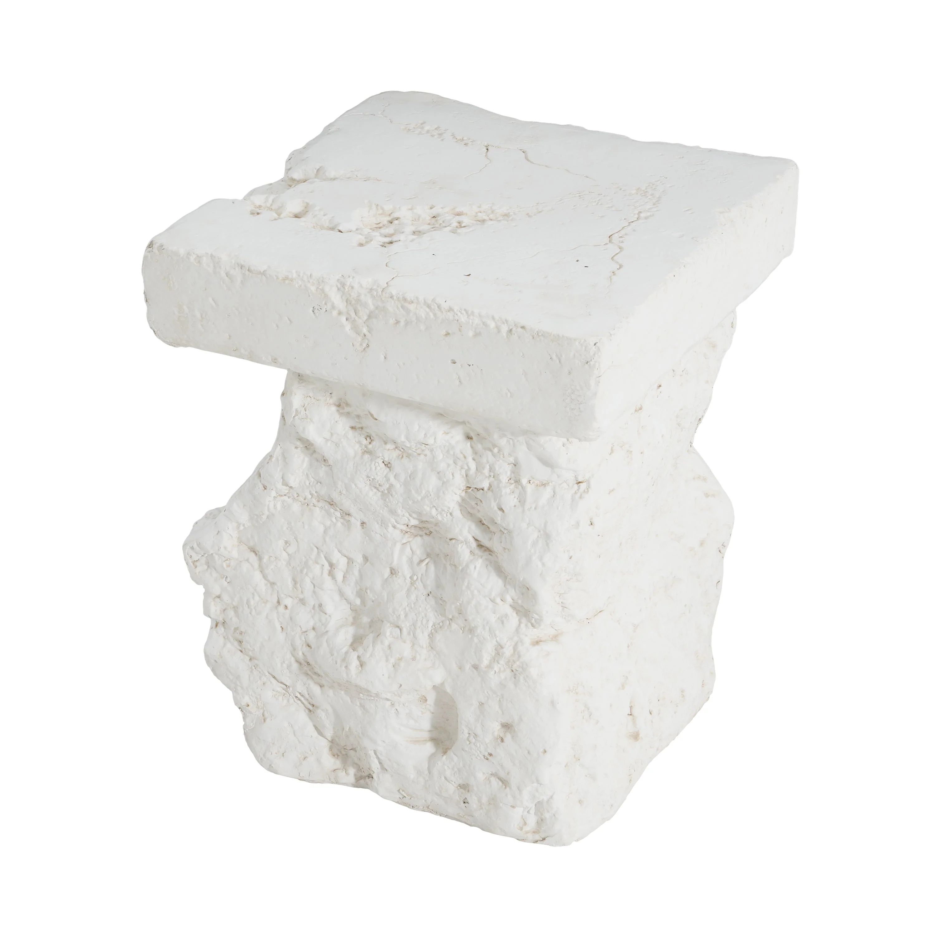 Talia Outdoor Patio Modern Artistry MGO Side Table, White - Image 11