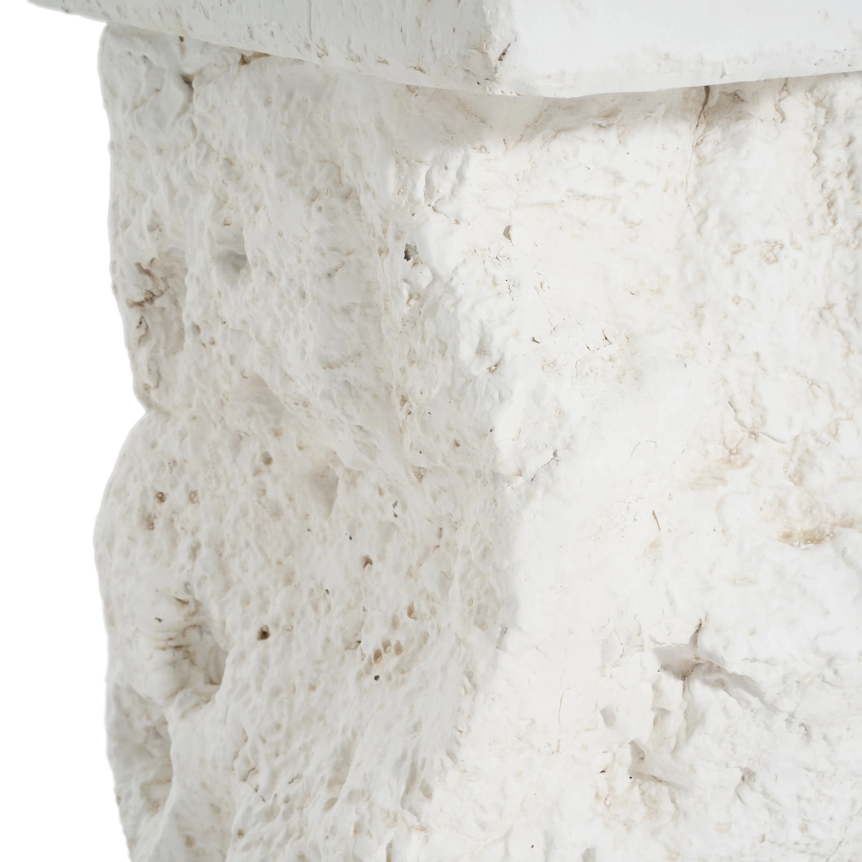 Talia Outdoor Patio Modern Artistry MGO Side Table, White - Image 15
