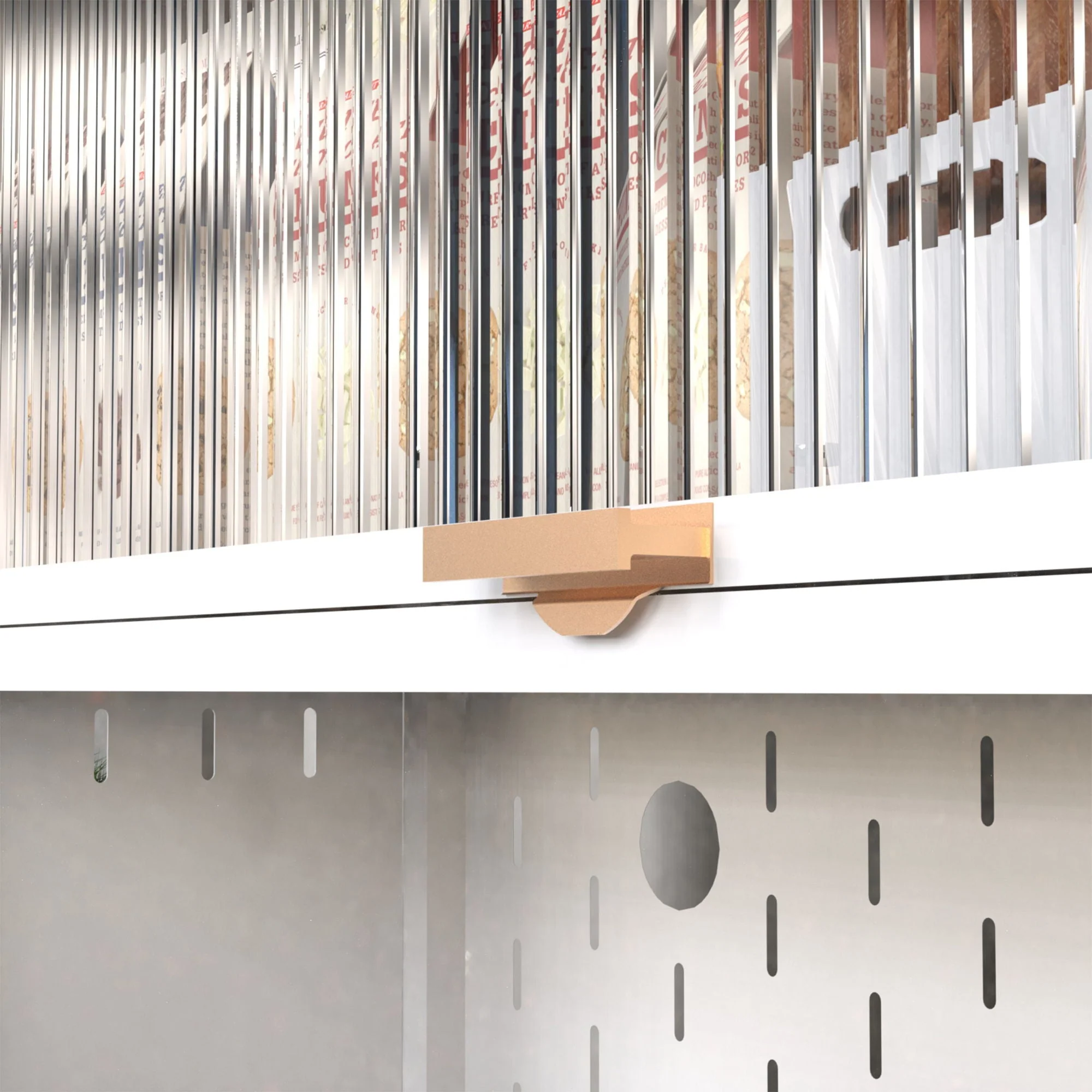 Tall Kitchen Pantry Cabinet With Flip Doors And Pegboard, Anti Tip Steel Storage Hutch - Image 8