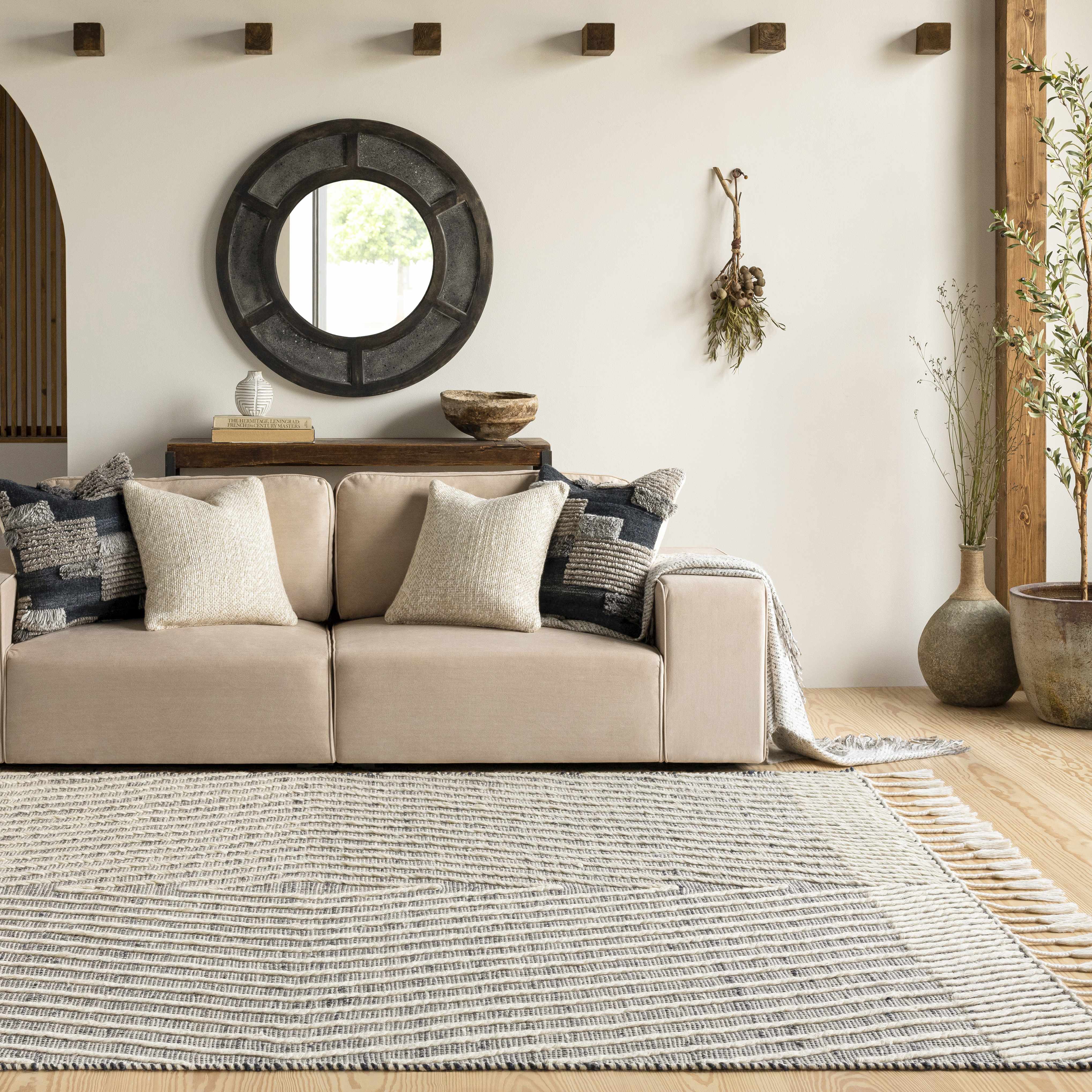 Tamayong Tasseled Jute&Wool Rug - Clearance - Image 4