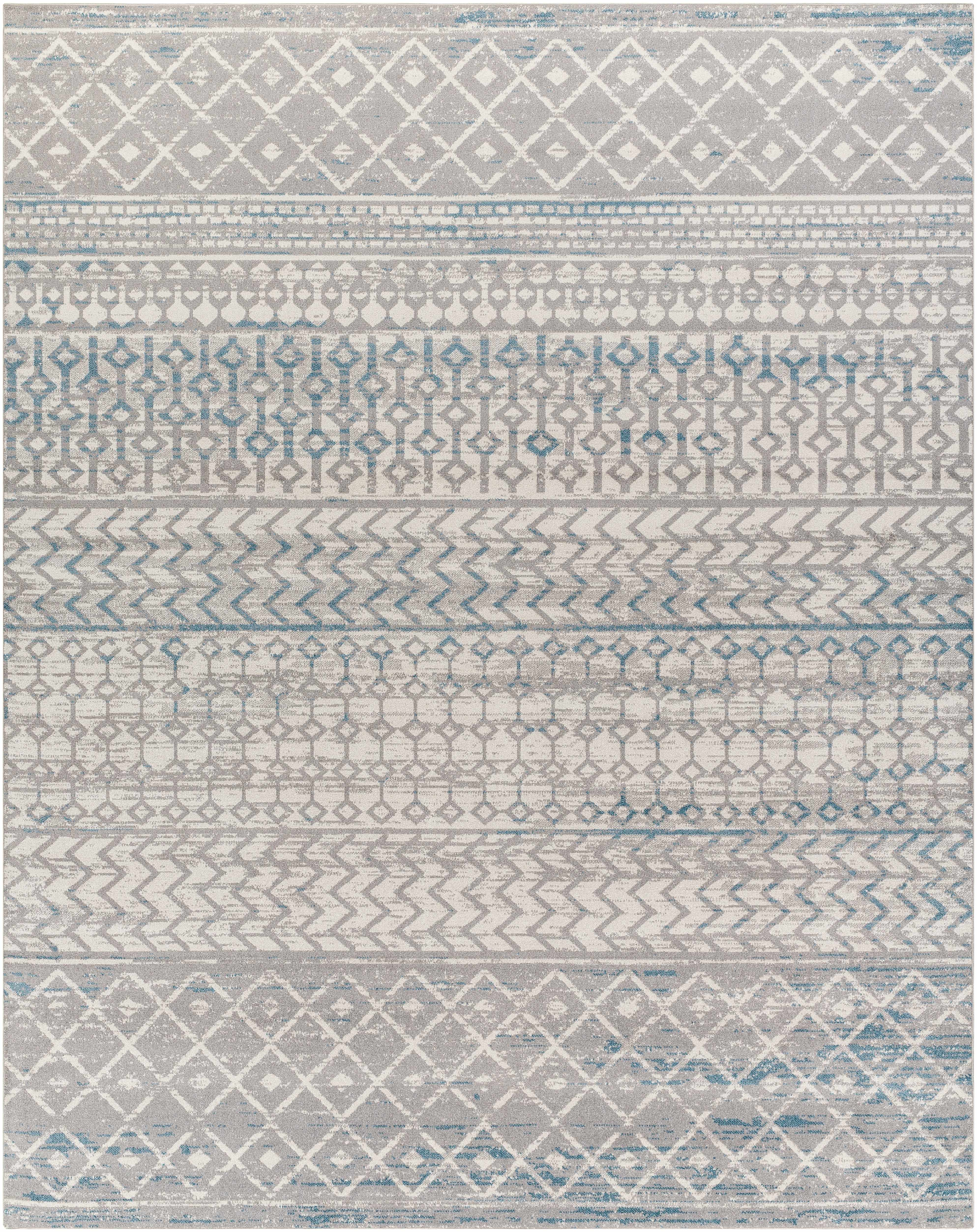 Tambac Blue & Gray Washable Area Rug - Clearance - Image 10