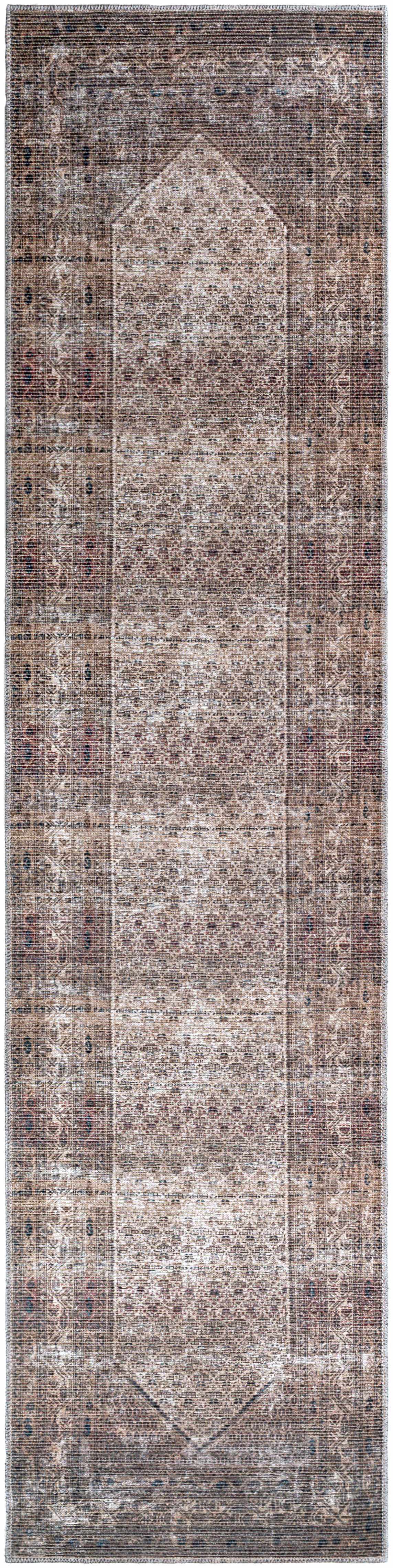 Tan Ormstown Distressed Washable Area Rug - Clearance - Image 11